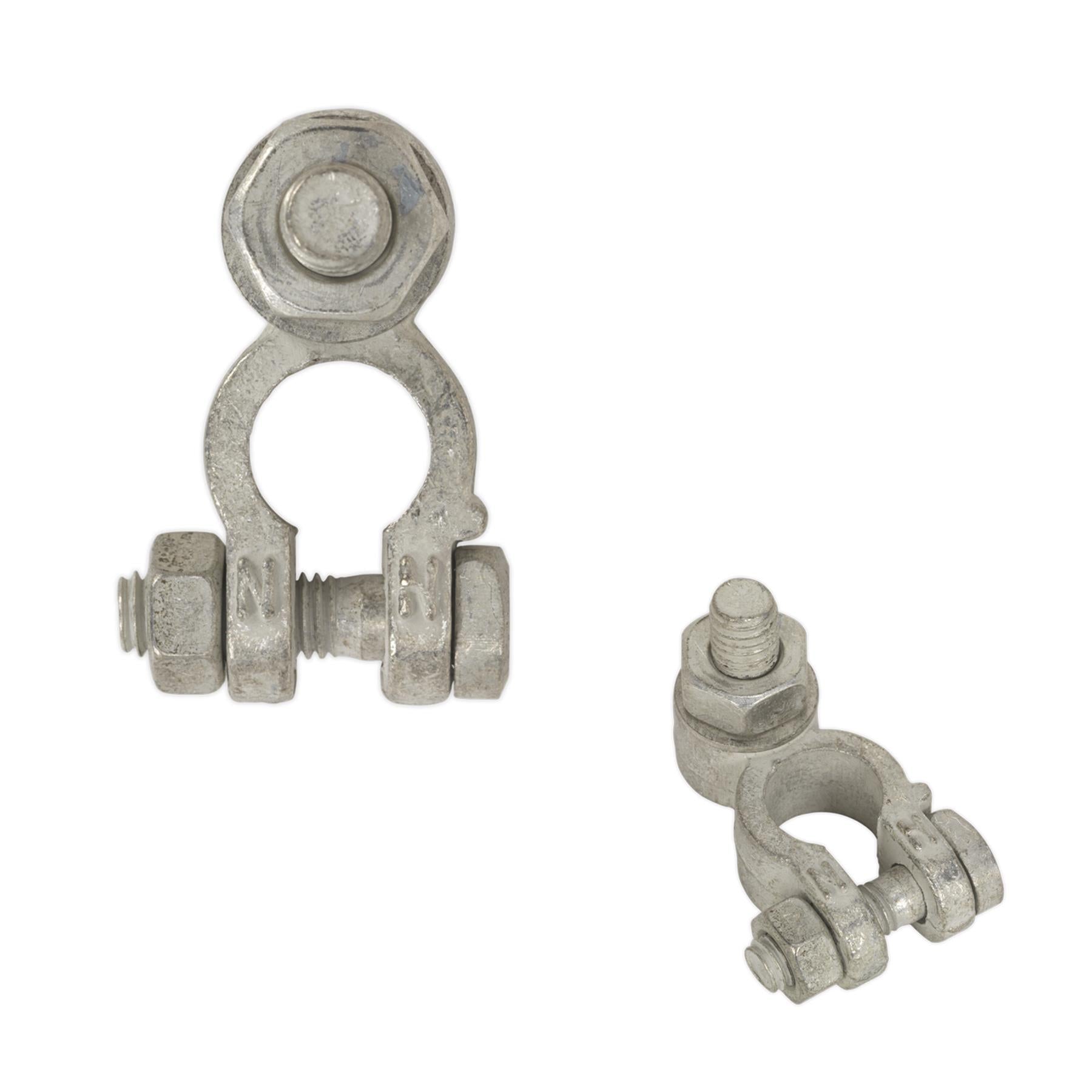 Sealey Battery Terminal - Post with Washer & Nut 24V Neg Pack of 5