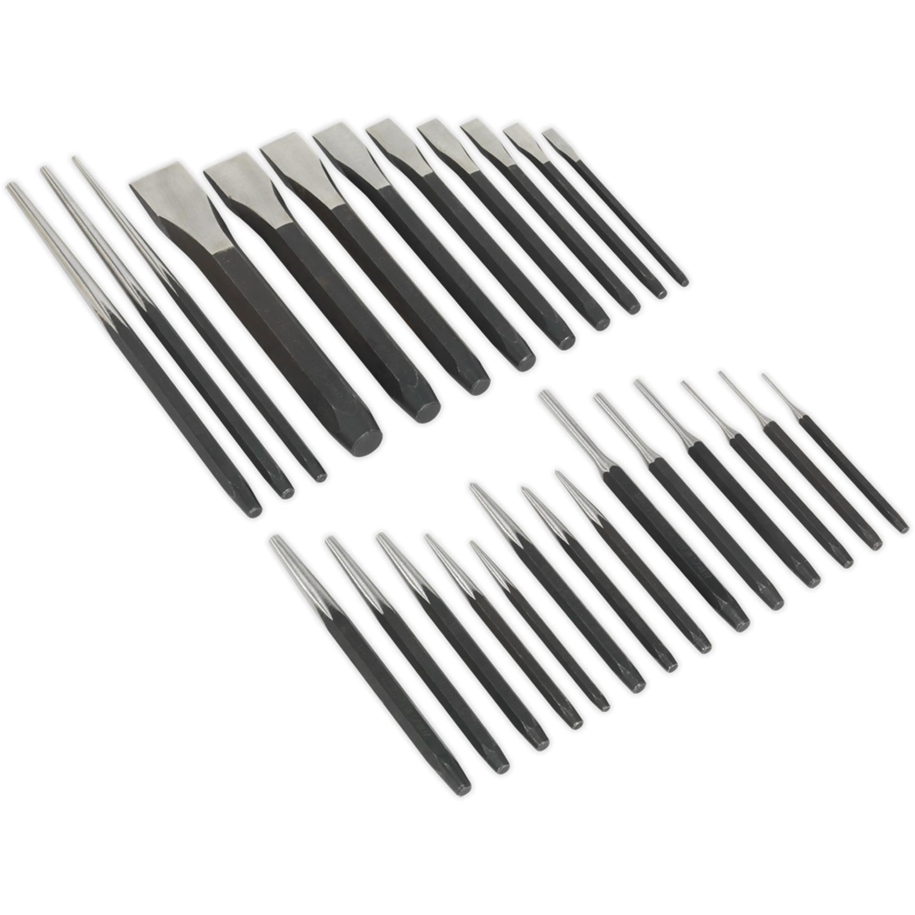 Sealey Punch & Chisel Set 26pc