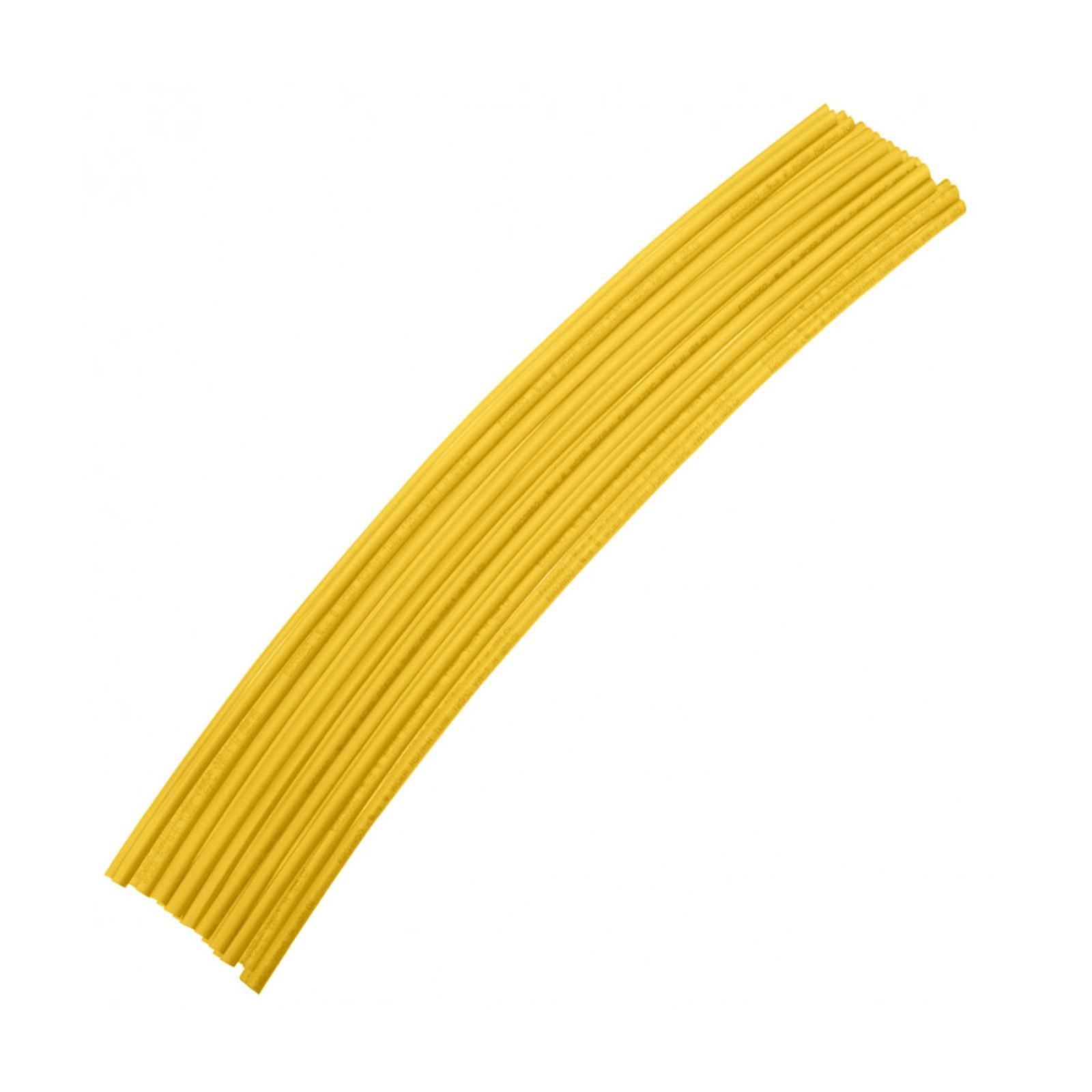 BlueSpot 10Pce 300mm (12") 1/4" Yellow Heat Shrink Tubing Quality