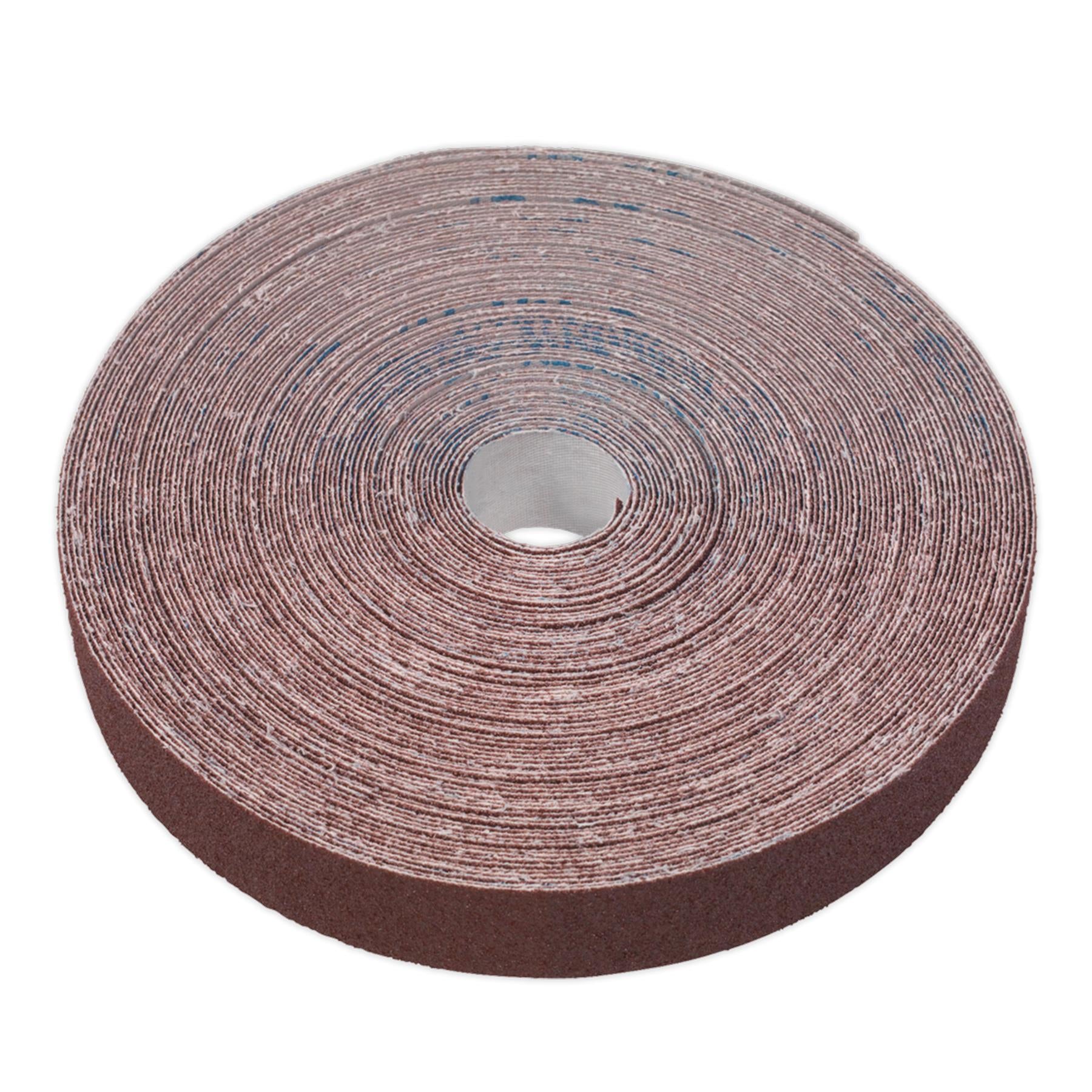 Sealey Emery Roll Brown 25mm x 50m 80Grit