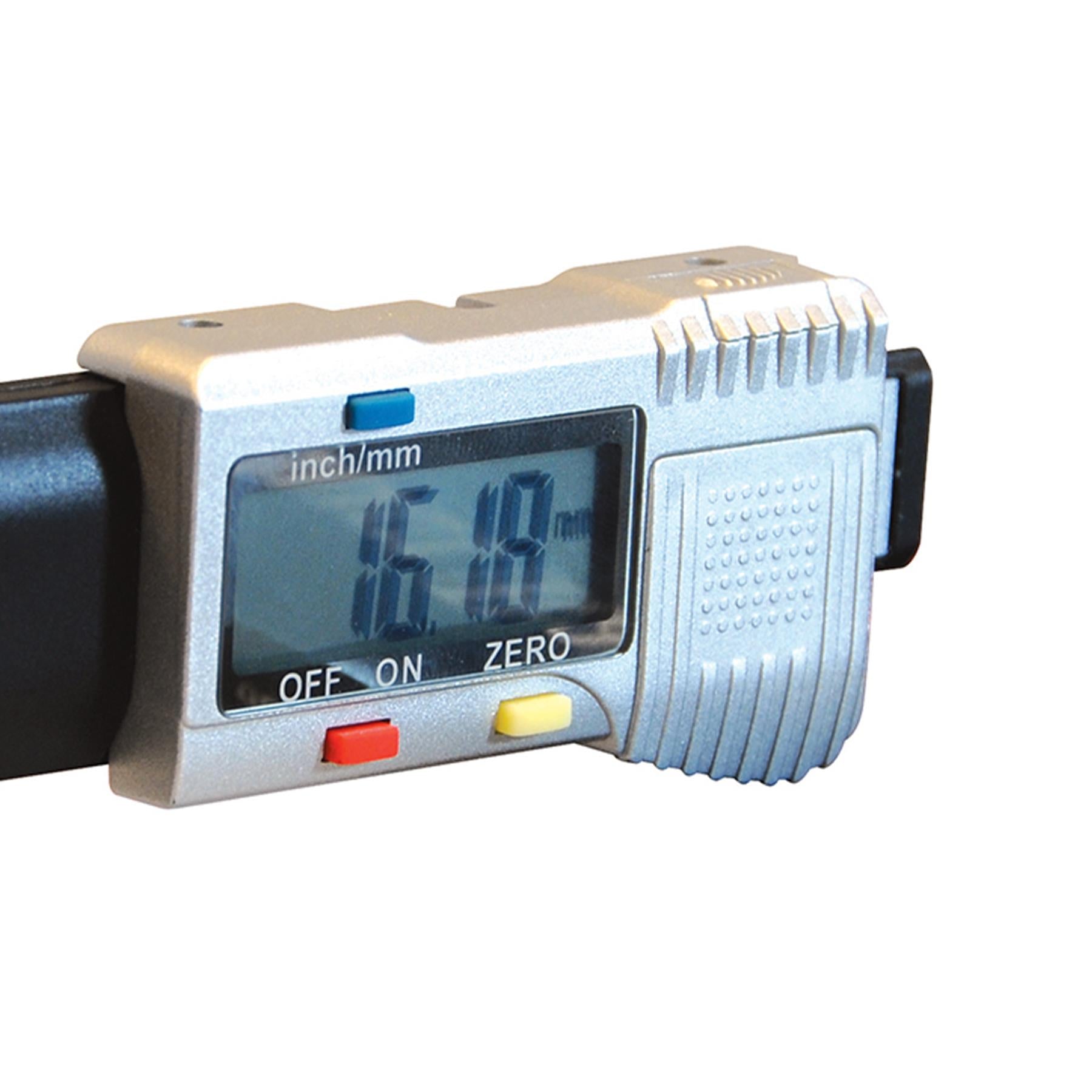 Digital Depth Gauge 0 - 25mm For Tyres, Brake Shoes And Hole Depths Lcd Display