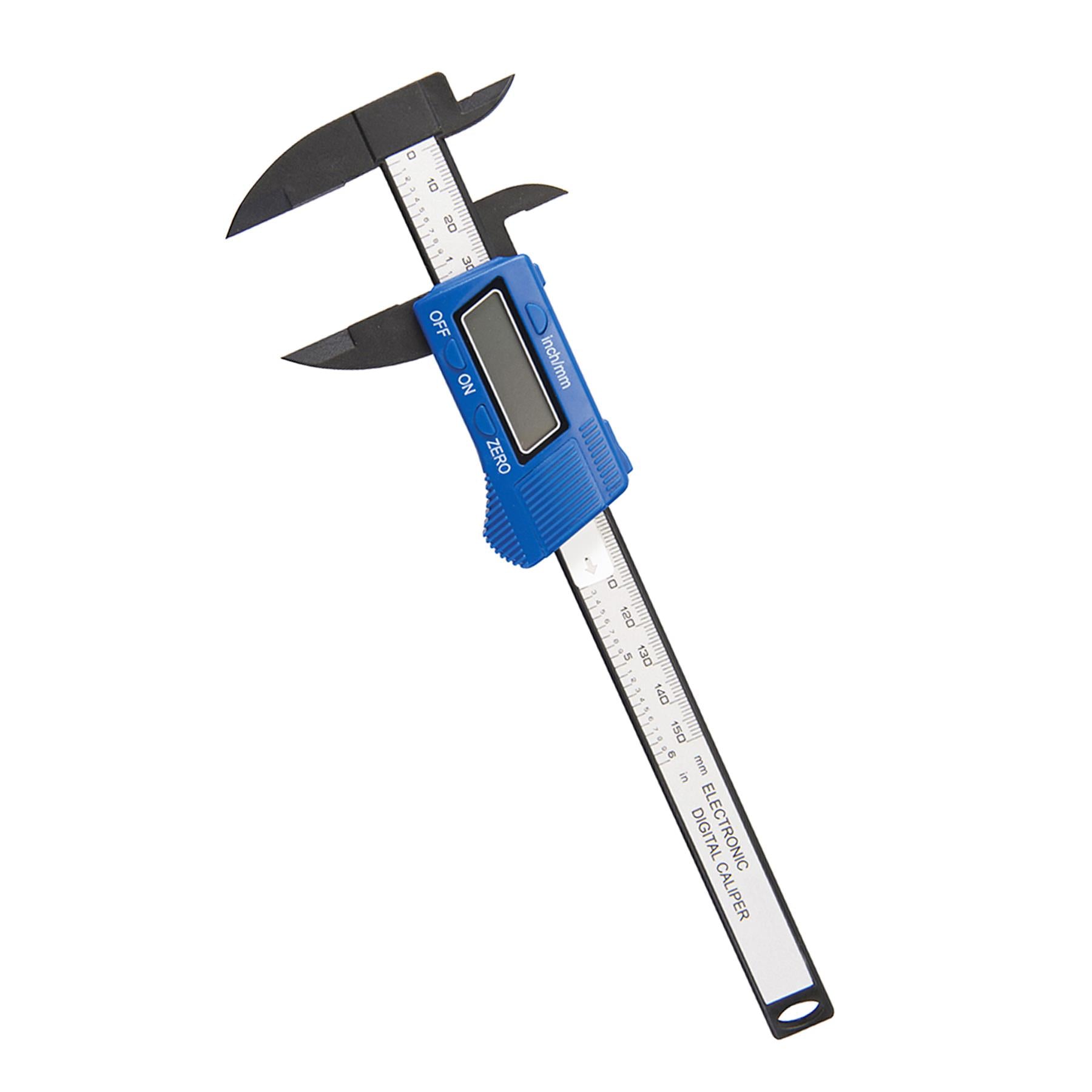 Digital Vernier Caliper Micrometer Expert Electronic LCD Display Tool 6in 150mm Composite