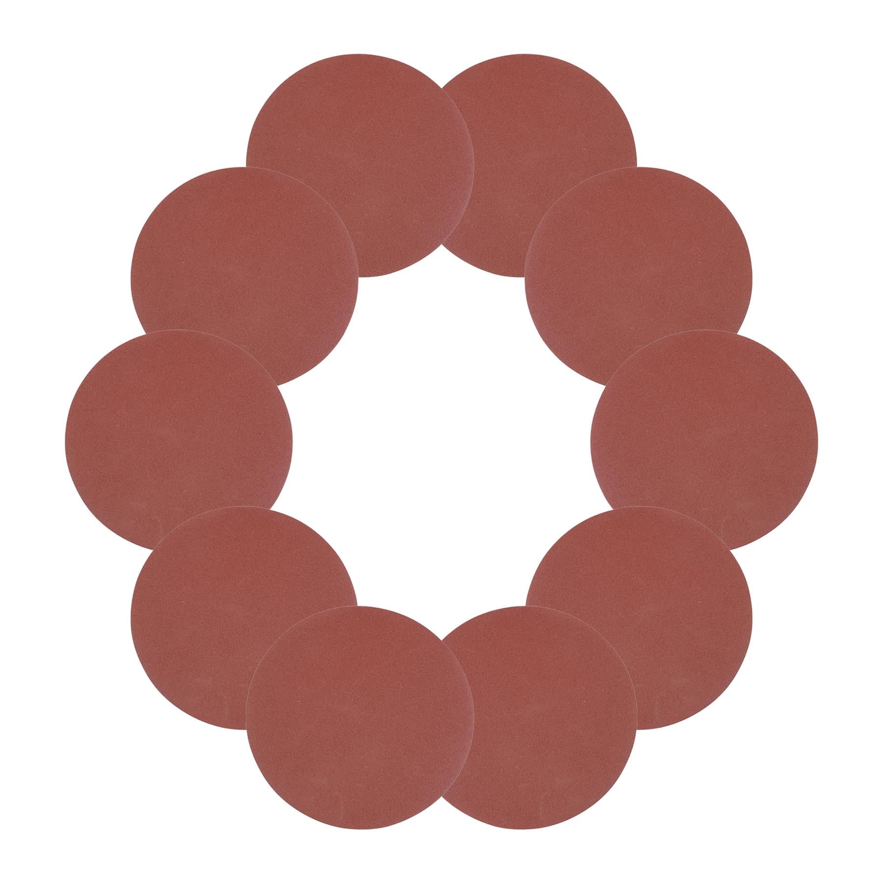 Sanding Discs 300mm 10Pk Grit 120 Hook & Loop Aluminium Oxide Sander Polishers