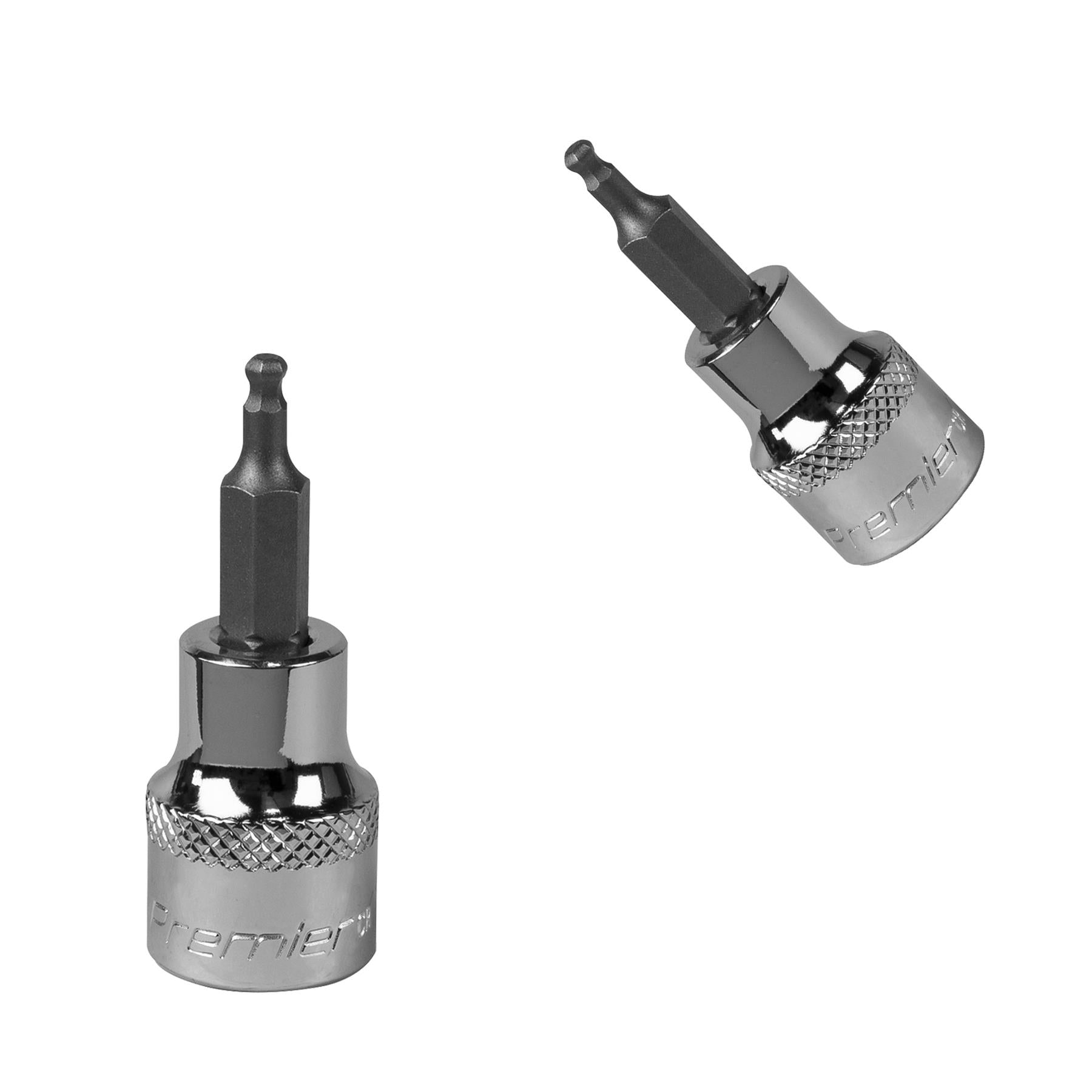 Sealey Ball-End Hex Socket Bit 3mm 3/8"Sq Drive Chrome Vanadium Steel