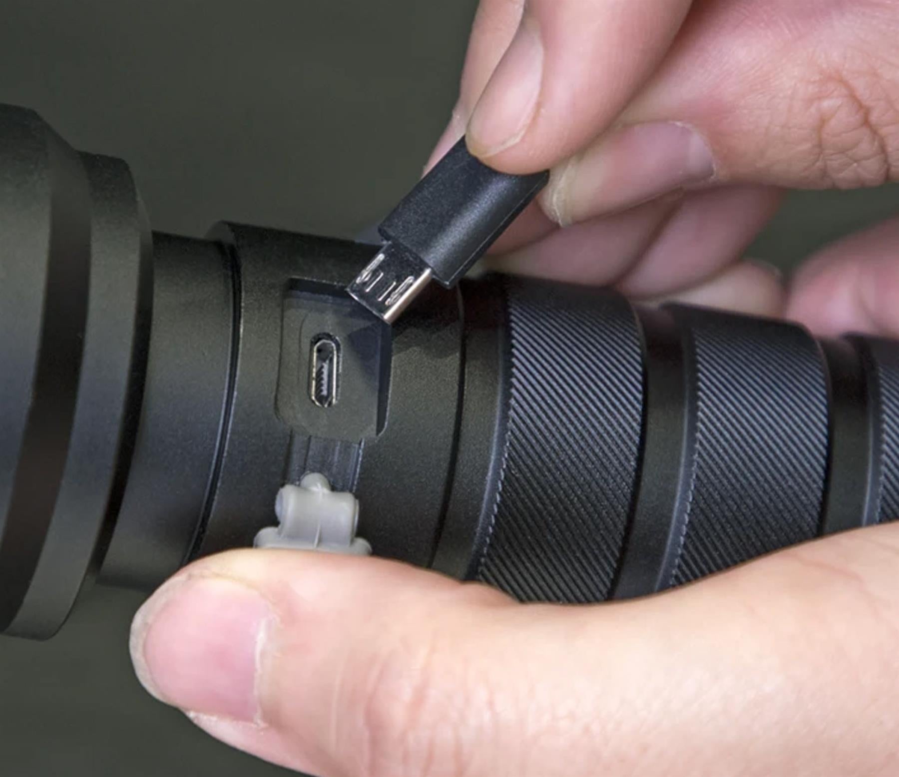 Sealey Aluminium Torch 60W COB LED Adjustable Focus Rechargeable