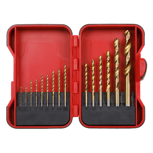 Sealey HSS Drill Bit Set 15pc
