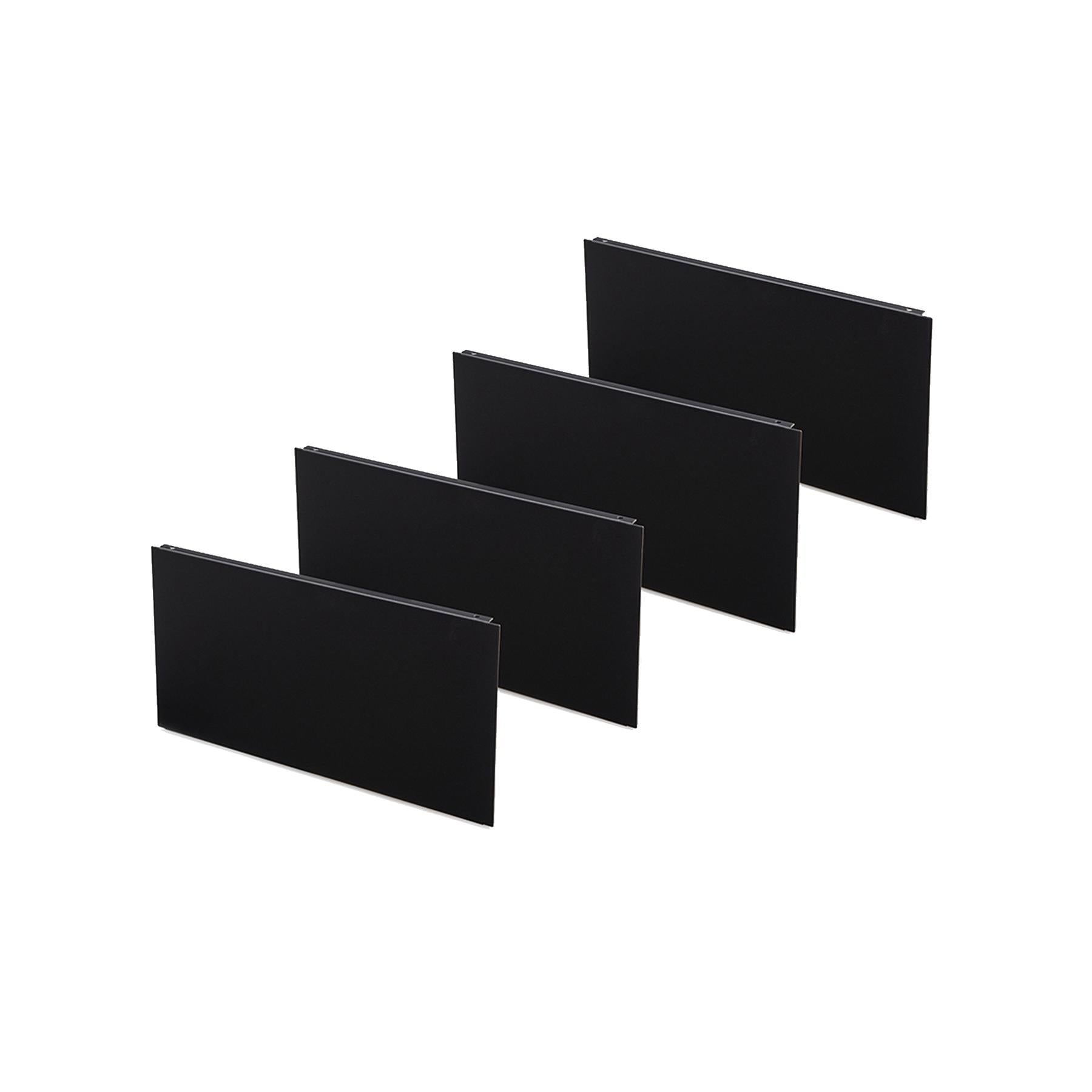 Van Vault Dividers for Slider 4pk Black 420 x 5 x 244mm