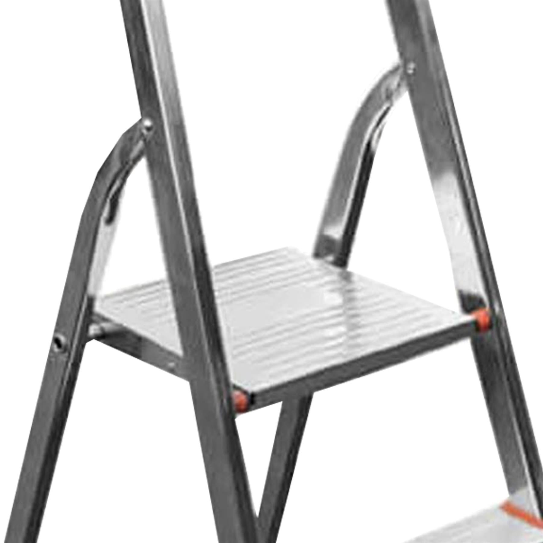 Dapetz PRo 4 Tread Lightweight Aluminium Platform Step Ladder For Home 1.48m