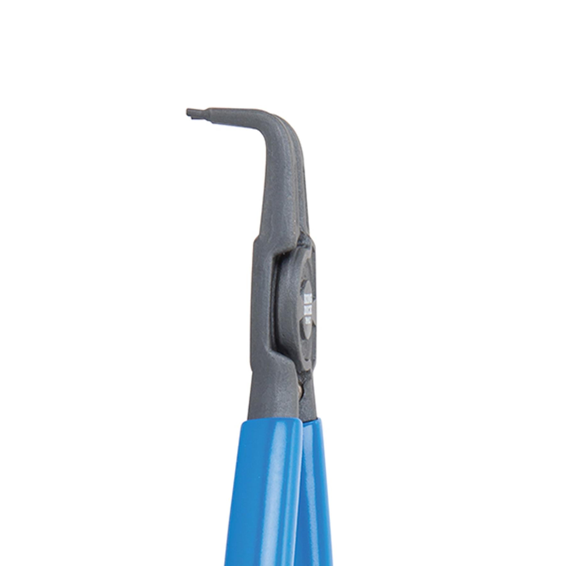 King Dick Outside Circlip Pliers Bent High-Grade Steel 165mm