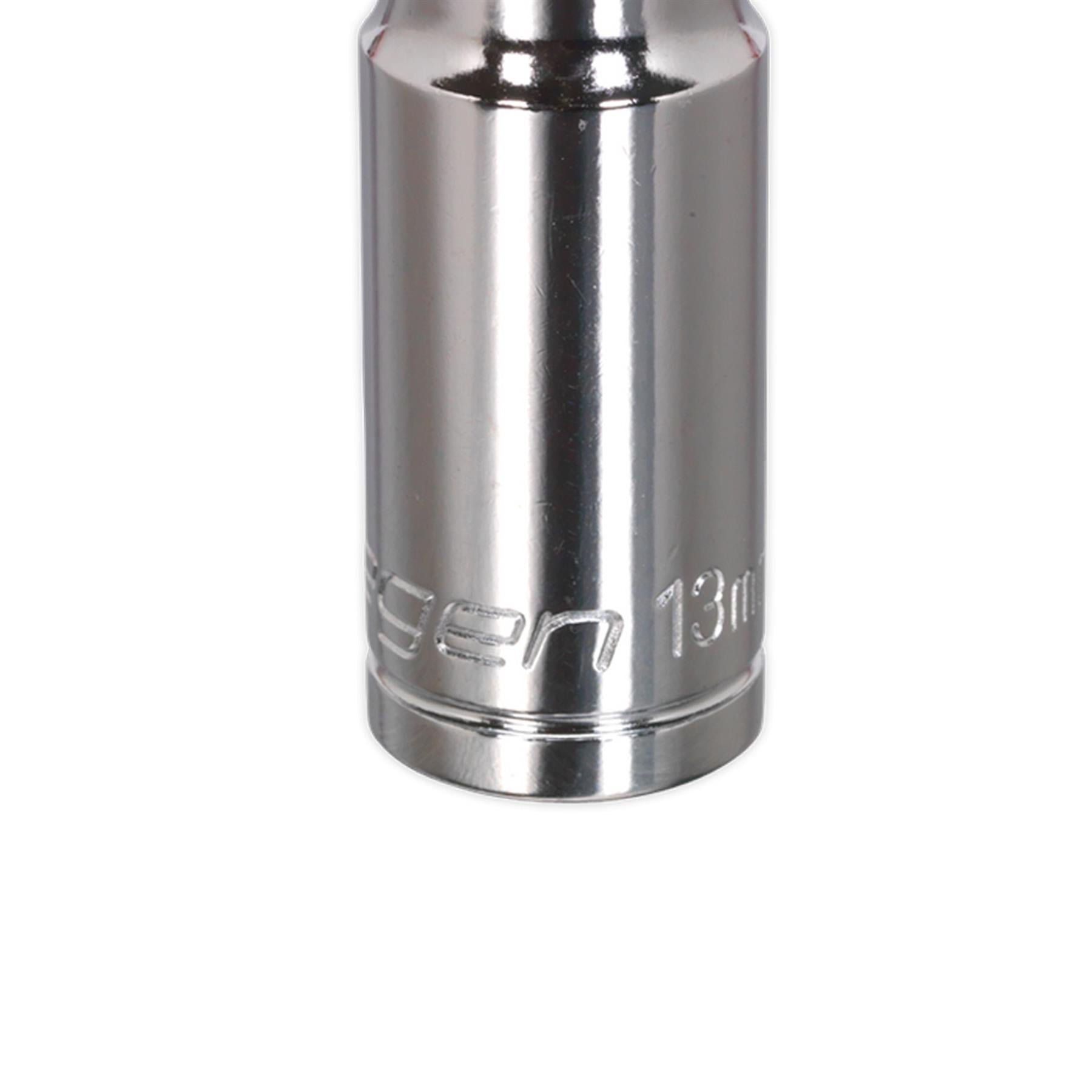Sealey WallDrive® Socket 13mm Deep 1/2"Sq Drive