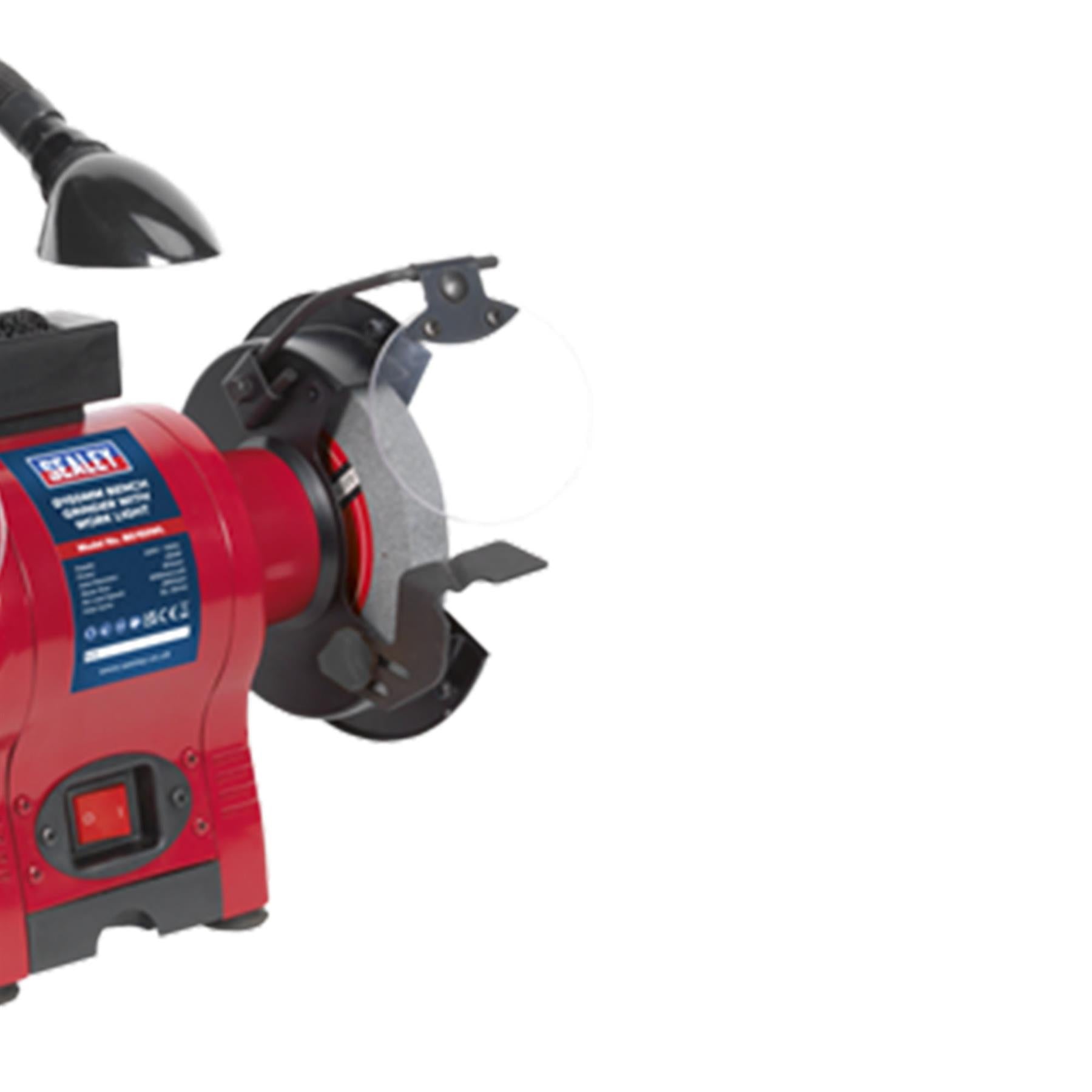 Sealey Bench Grinder 150mm with Work Light 250W/230V