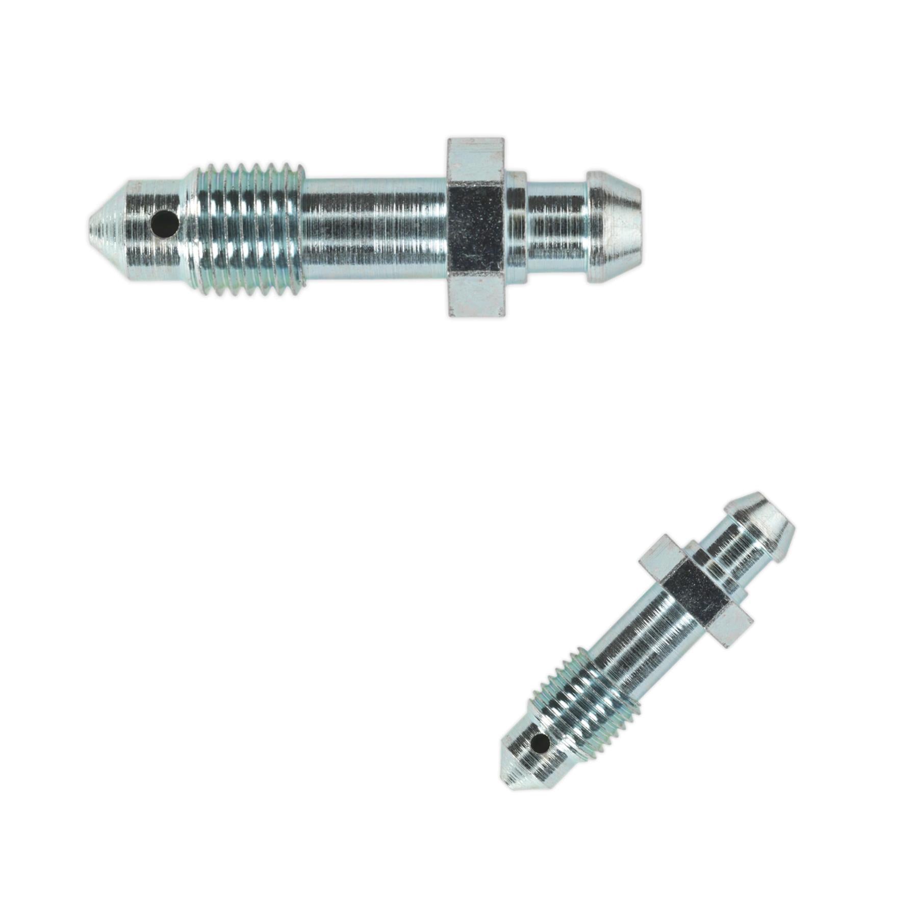 Sealey Brake Bleed Screw 3/8"UNF x 38mm 24tpi Pack of 10