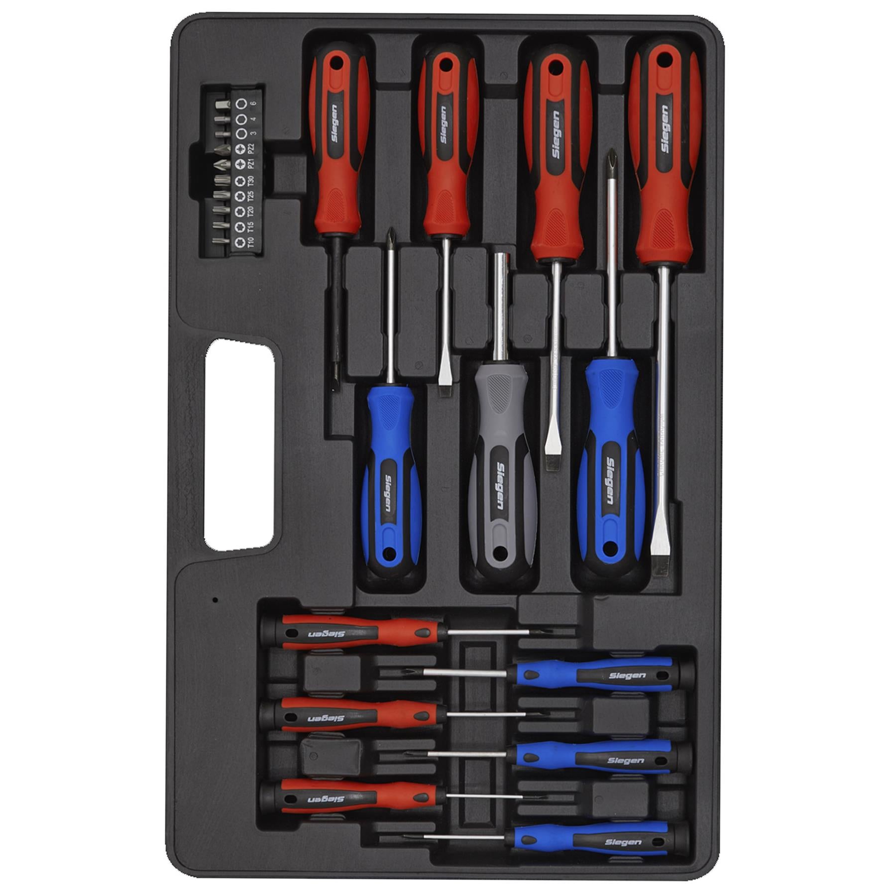 Sealey Soft Grip Screwdriver & Bit Set 23pc