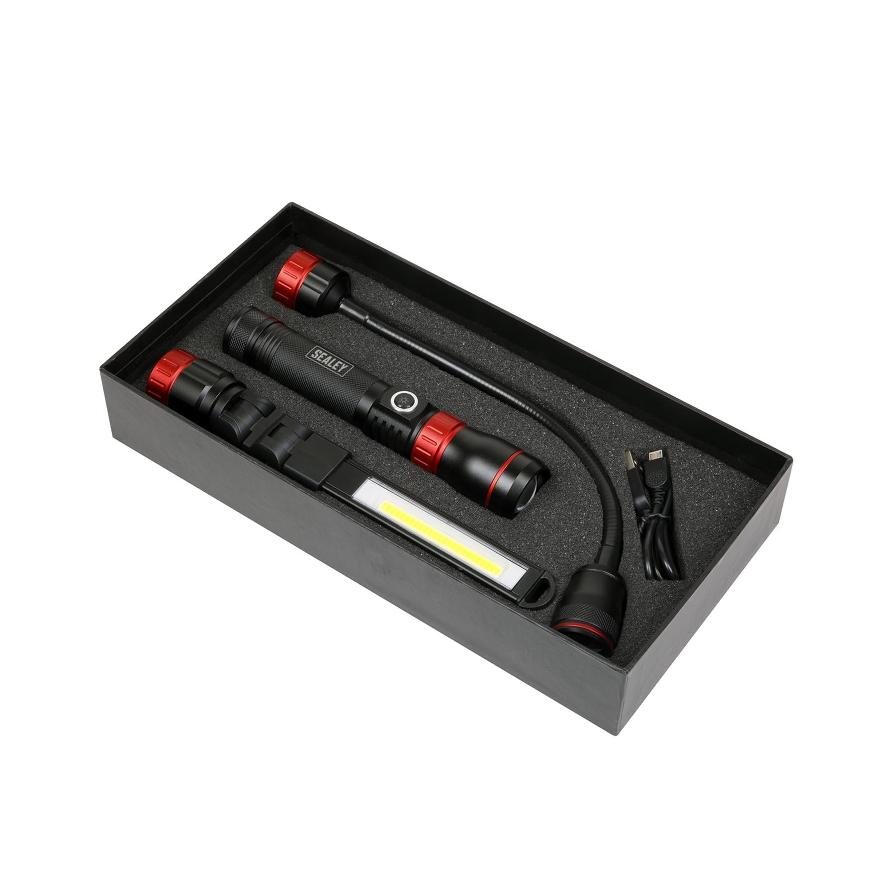 Sealey Interchangeable 3-In-1 COB LED Inspection Light Rechargeable