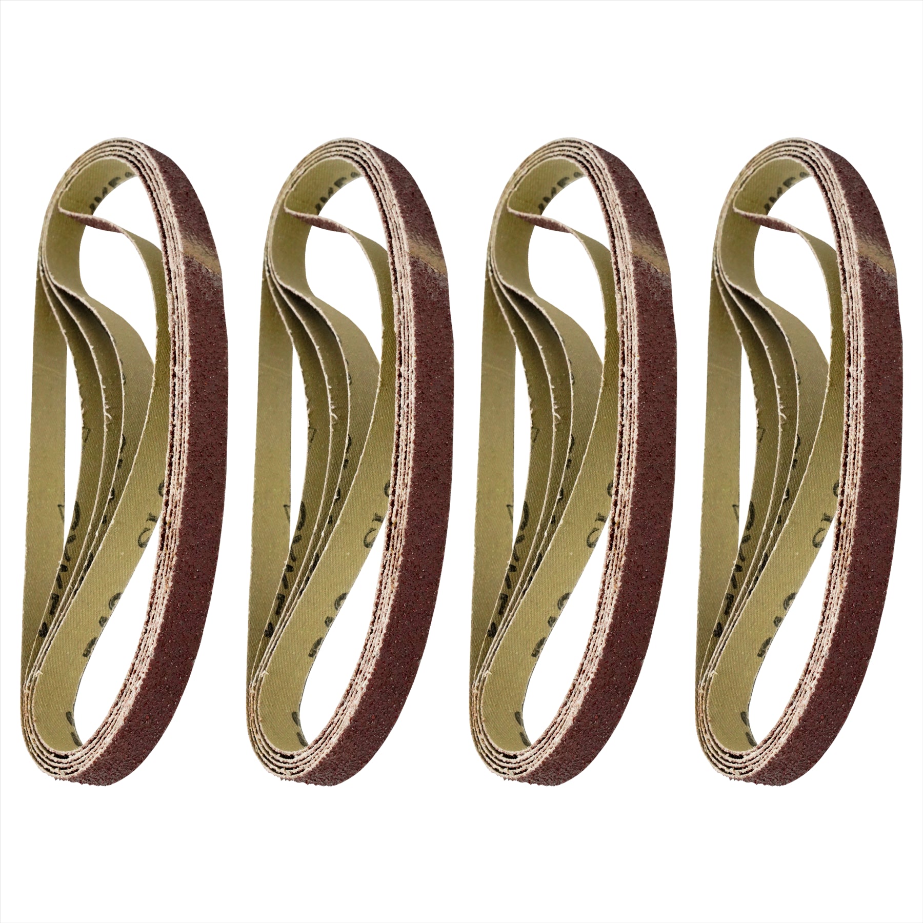 20 Powerfile Sanding Sander Belts 13mm X 457mm 60 Grit Medium Finger Sander Belt