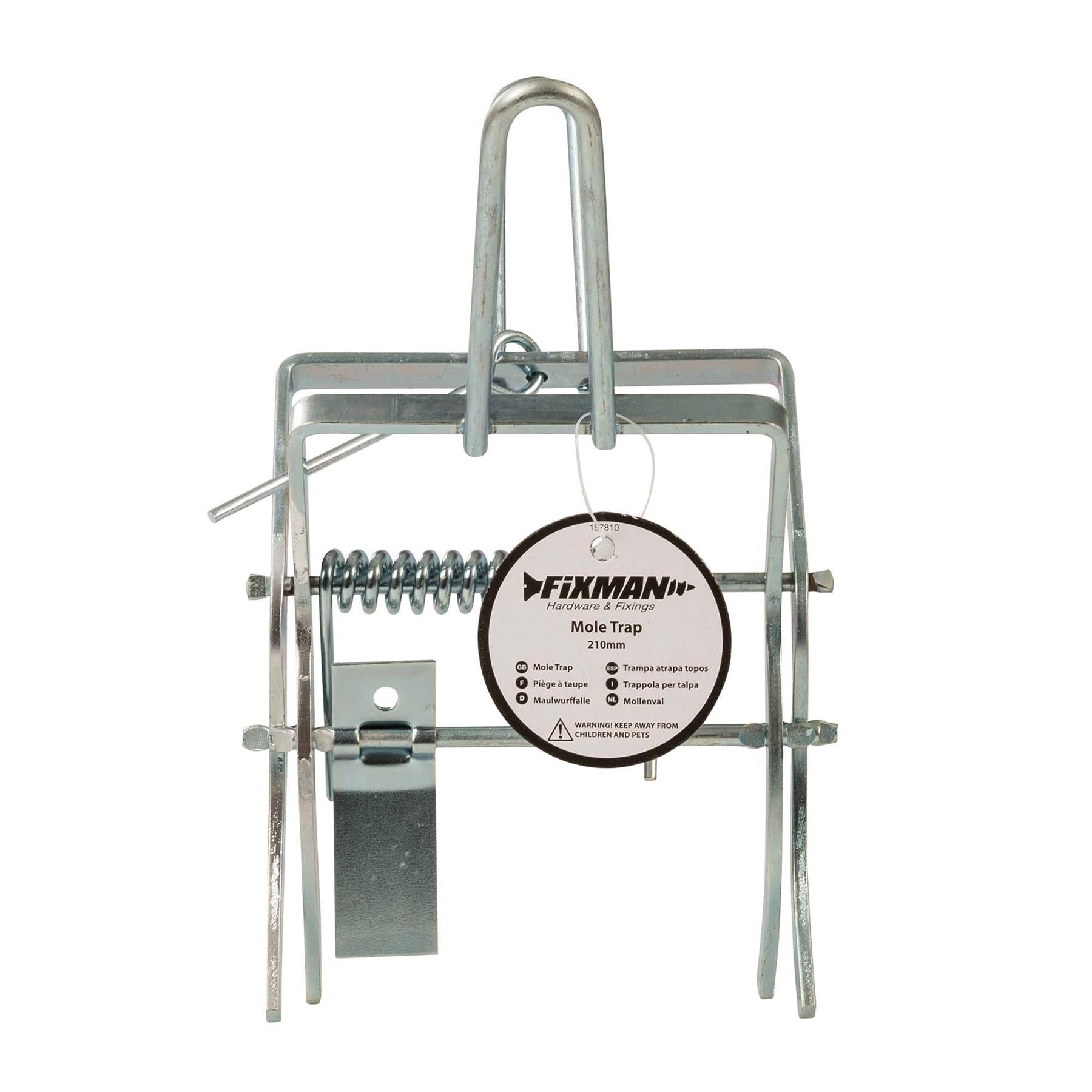 Mole Trap 210mm Strong Heavy Duty Fast Effective Pest Control Garden Farm