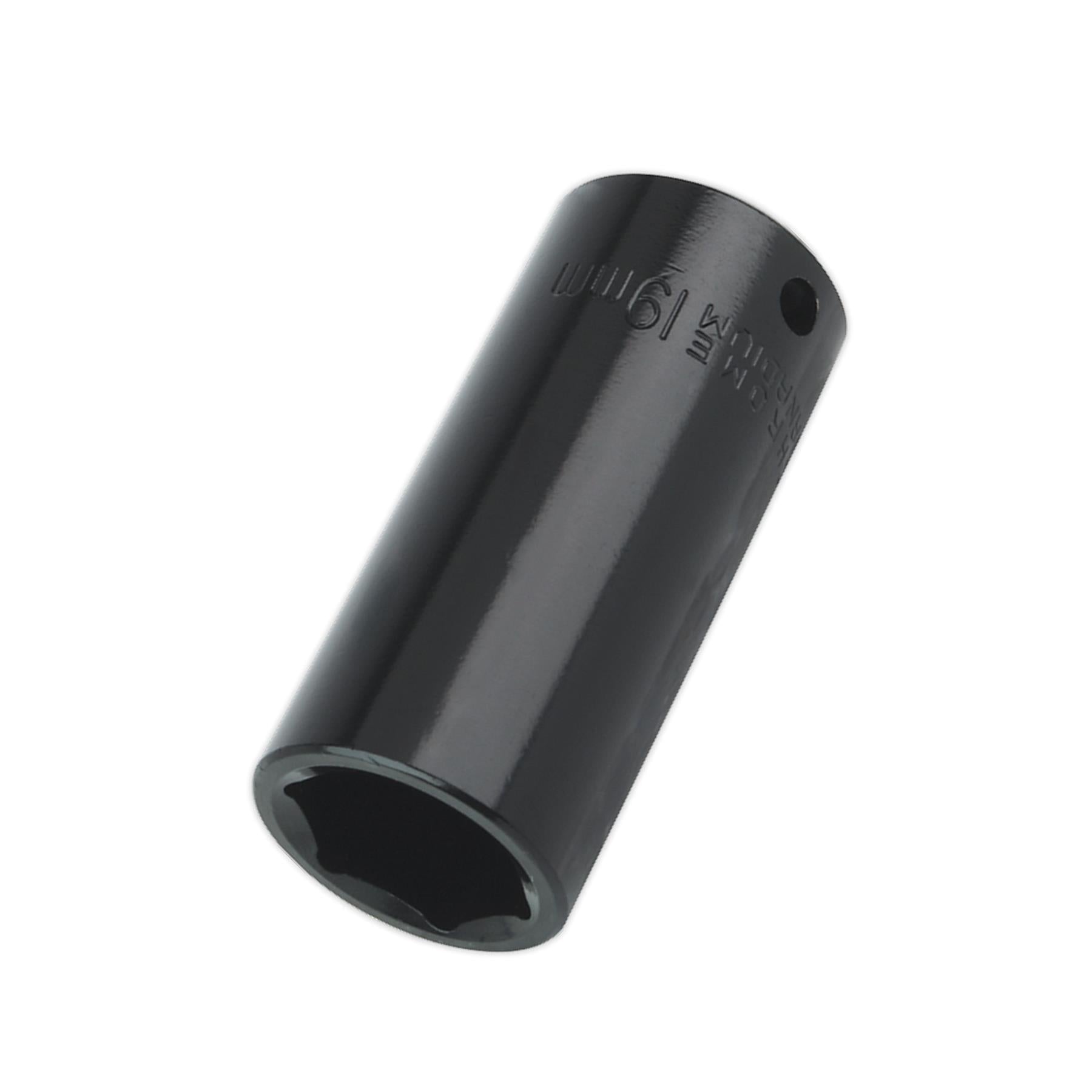 Sealey Impact Socket 19mm Deep 3/8"Sq Drive