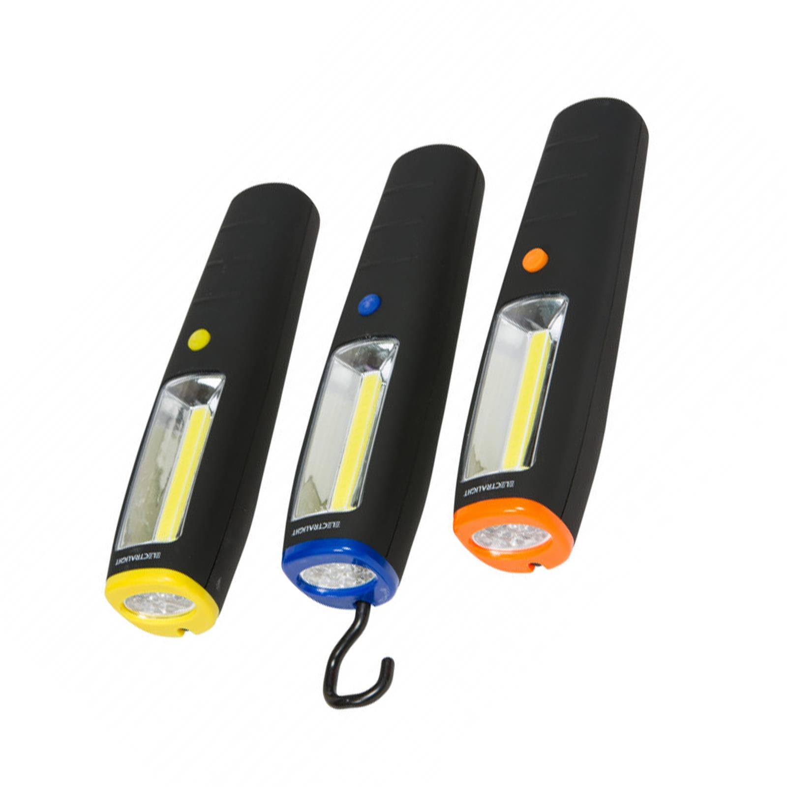 BlueSpot Electralight COB Work Light With Hook, Batteries and Magnet 150 Lumen