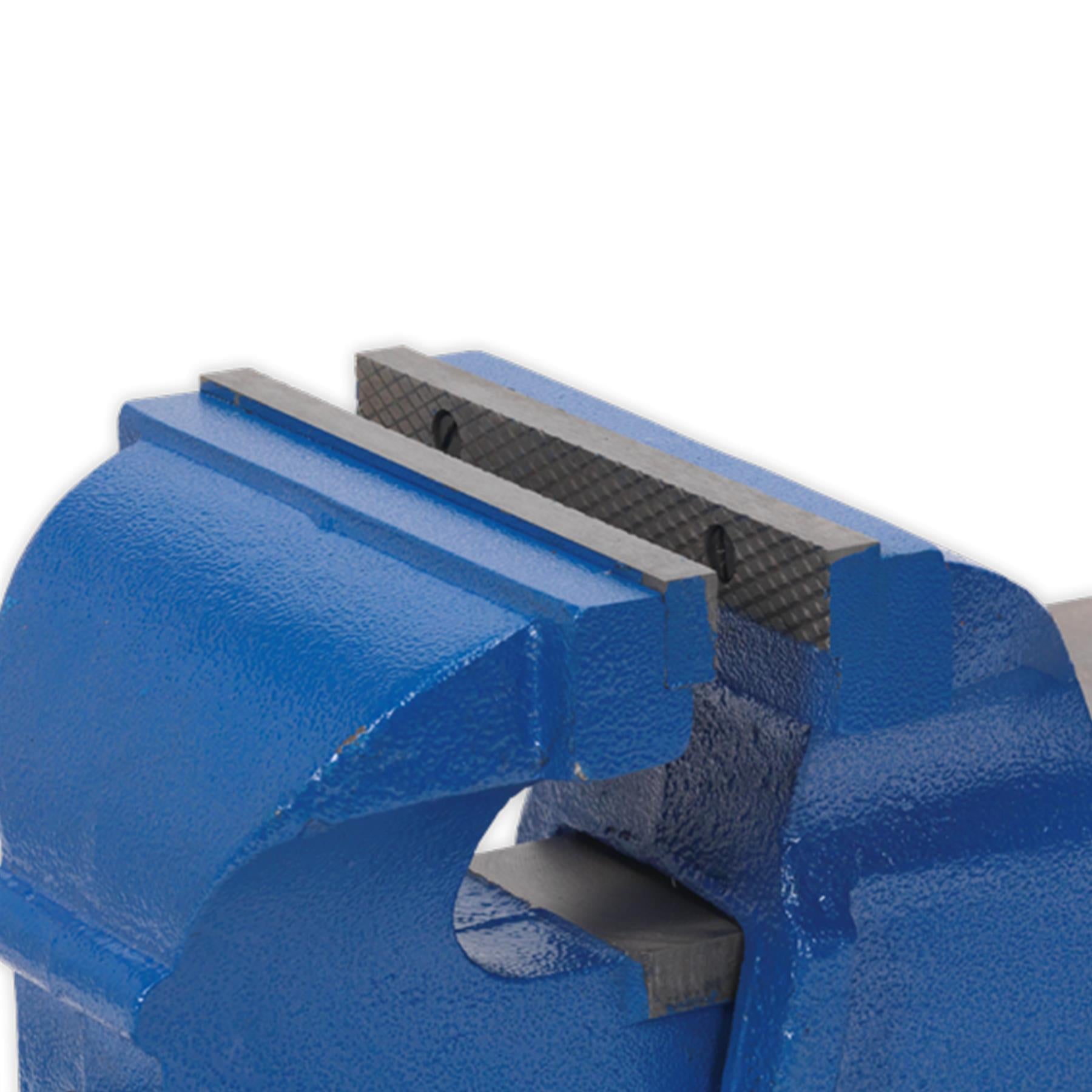 Sealey Vice 200mm Fixed Base Professional Heavy-Duty