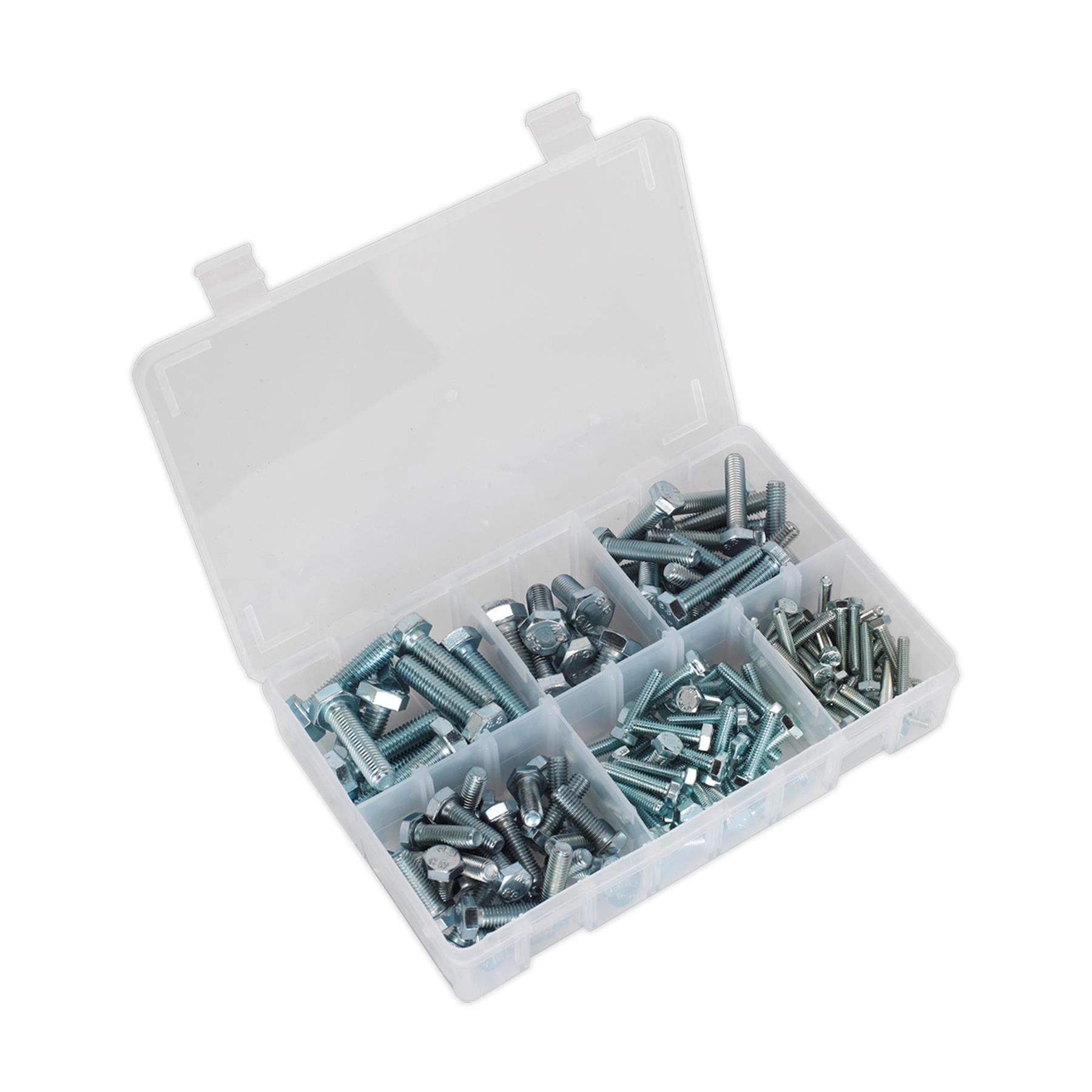 Sealey Steel Allen Setscrew Assortment 150pc Metric M5-M10 High Tensile
