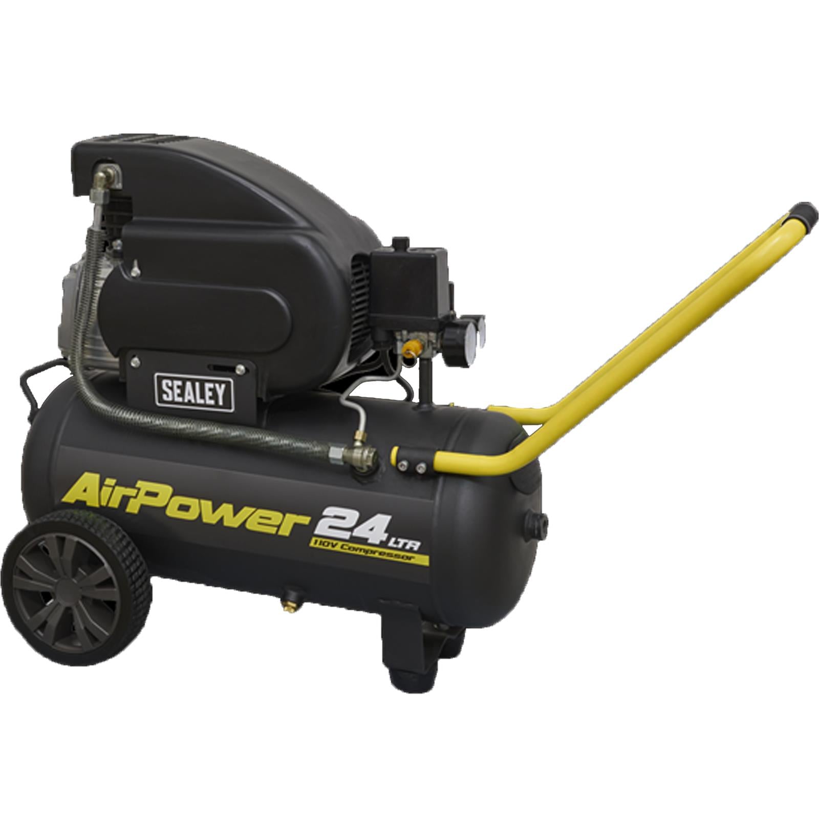Sealey SAC2420E110V Compressor 24L Direct Drive 2hp 110V