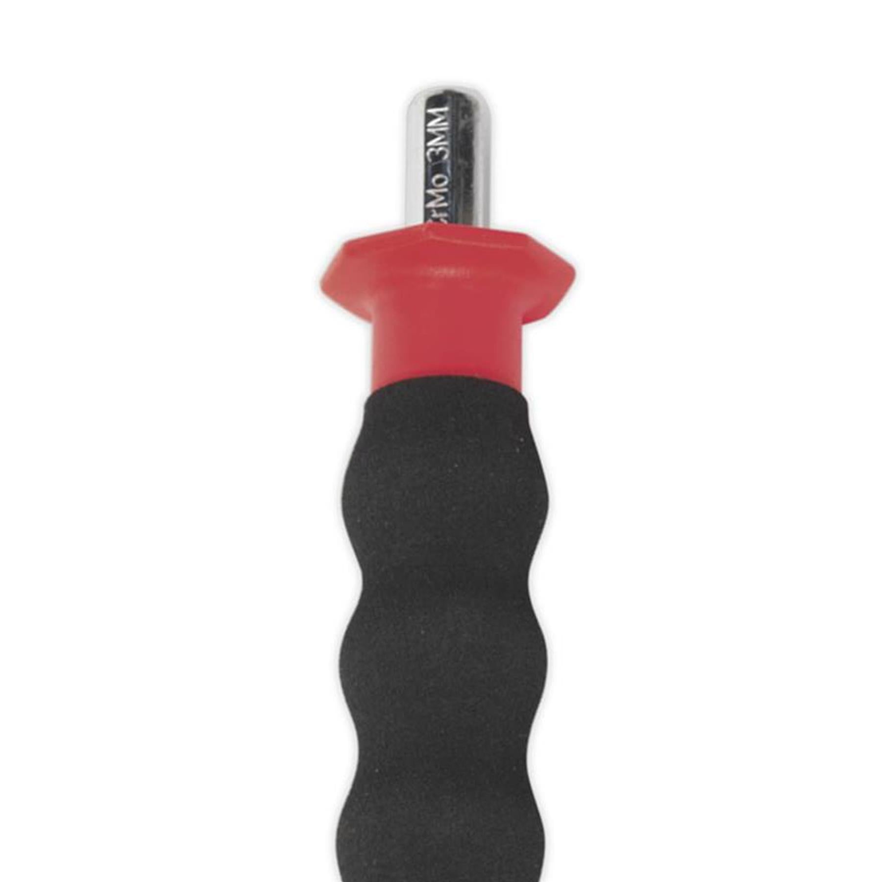 Sealey Sheathed Parallel Pin Punch Ø3mm Chrome Molybdenum Steel