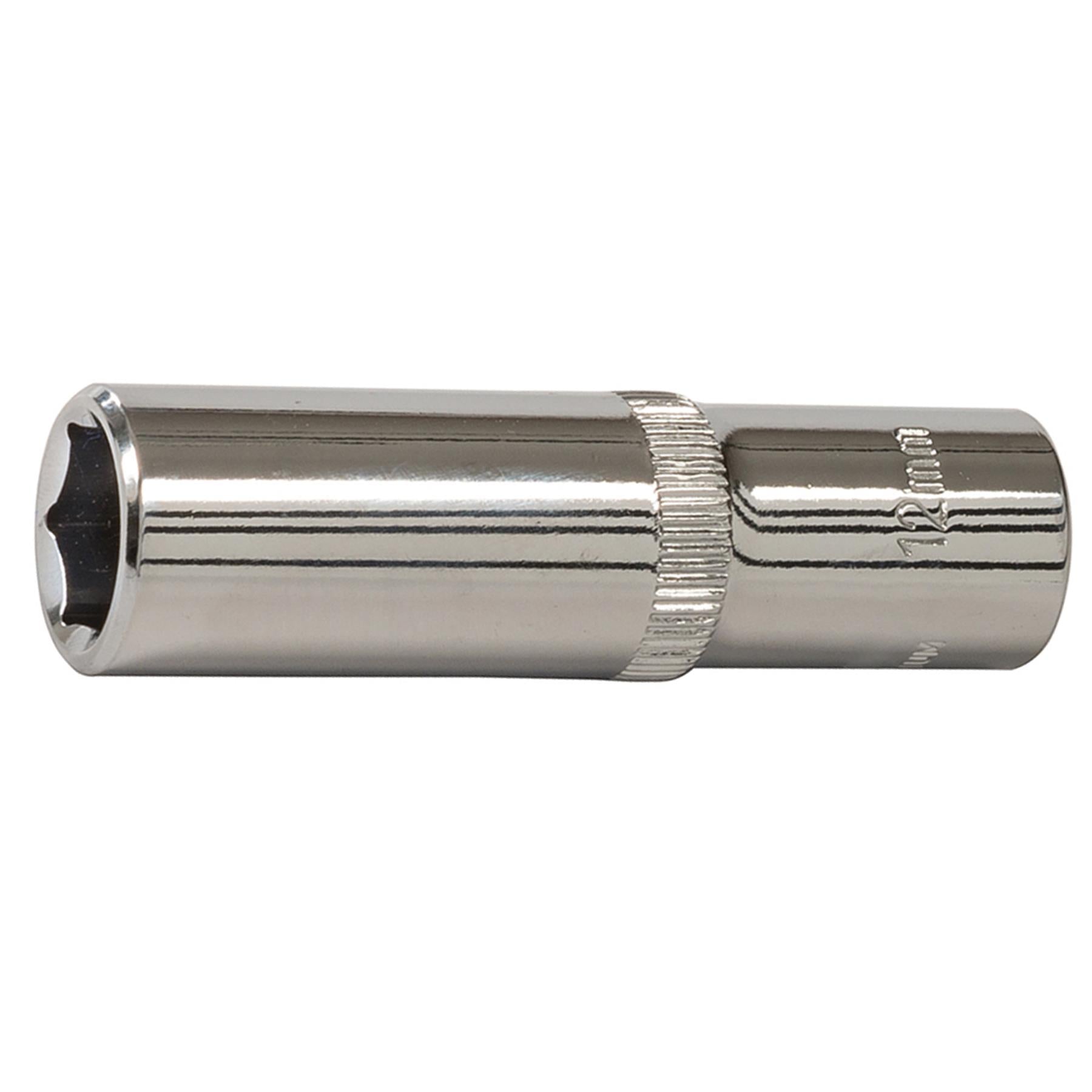 Deep Socket 3/8" Drive 6pt Metric 6 Point Hex Corrotion Resistant Socket 12mm