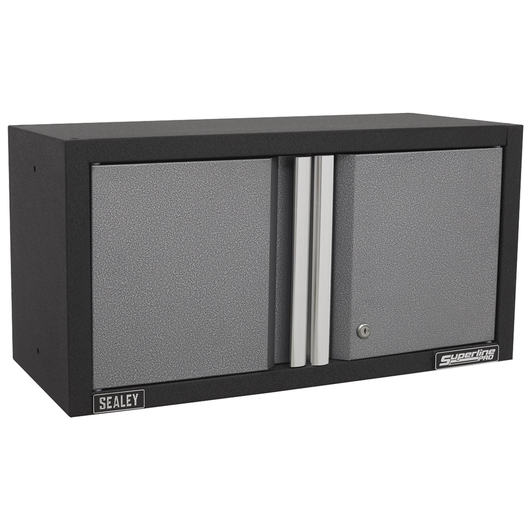 Sealey Modular Wall Cabinet 2 Door 680mm high quality lock supplied With two keys.