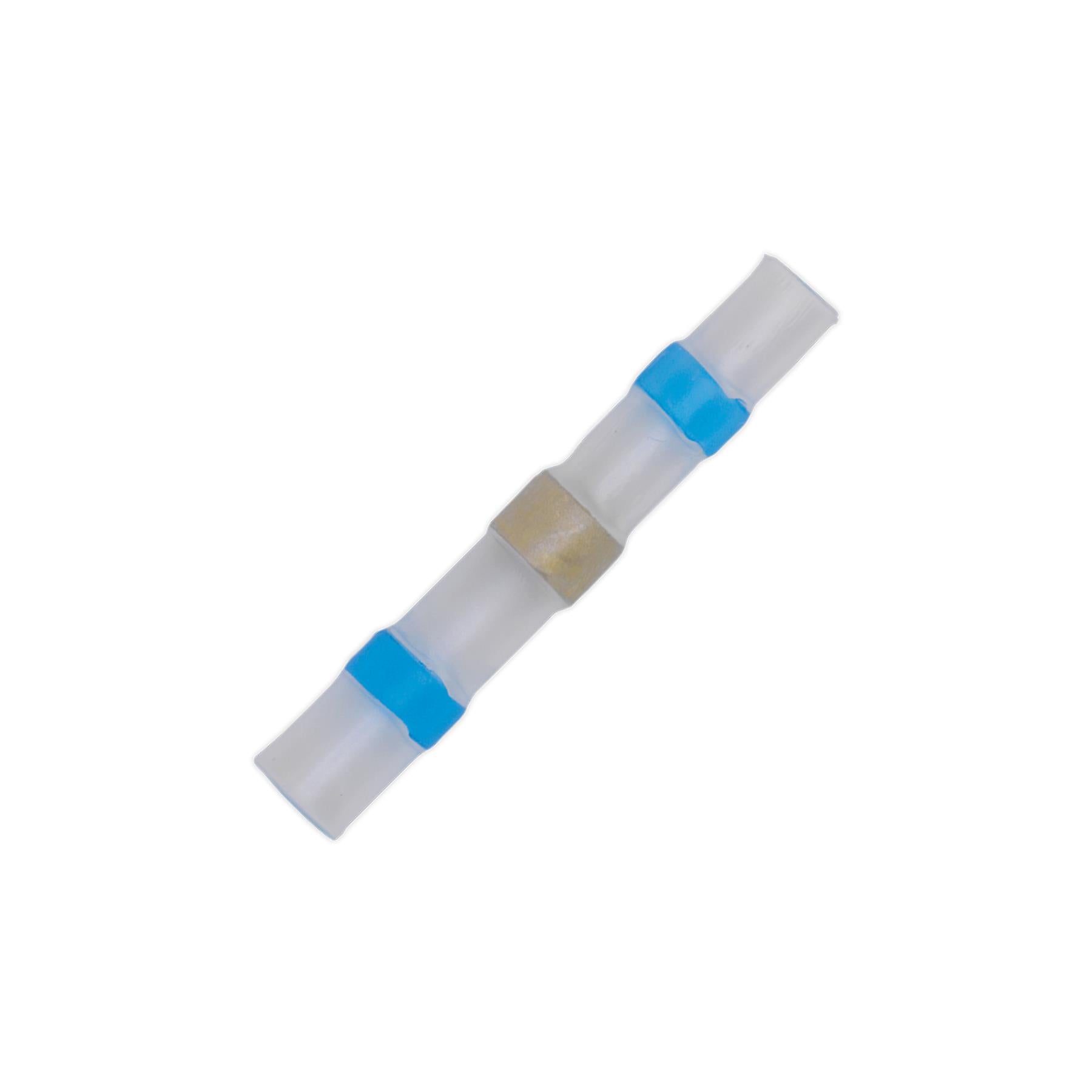 Sealey Heat Shrink Butt Connector 16-14 AWG Blue Pack of 25