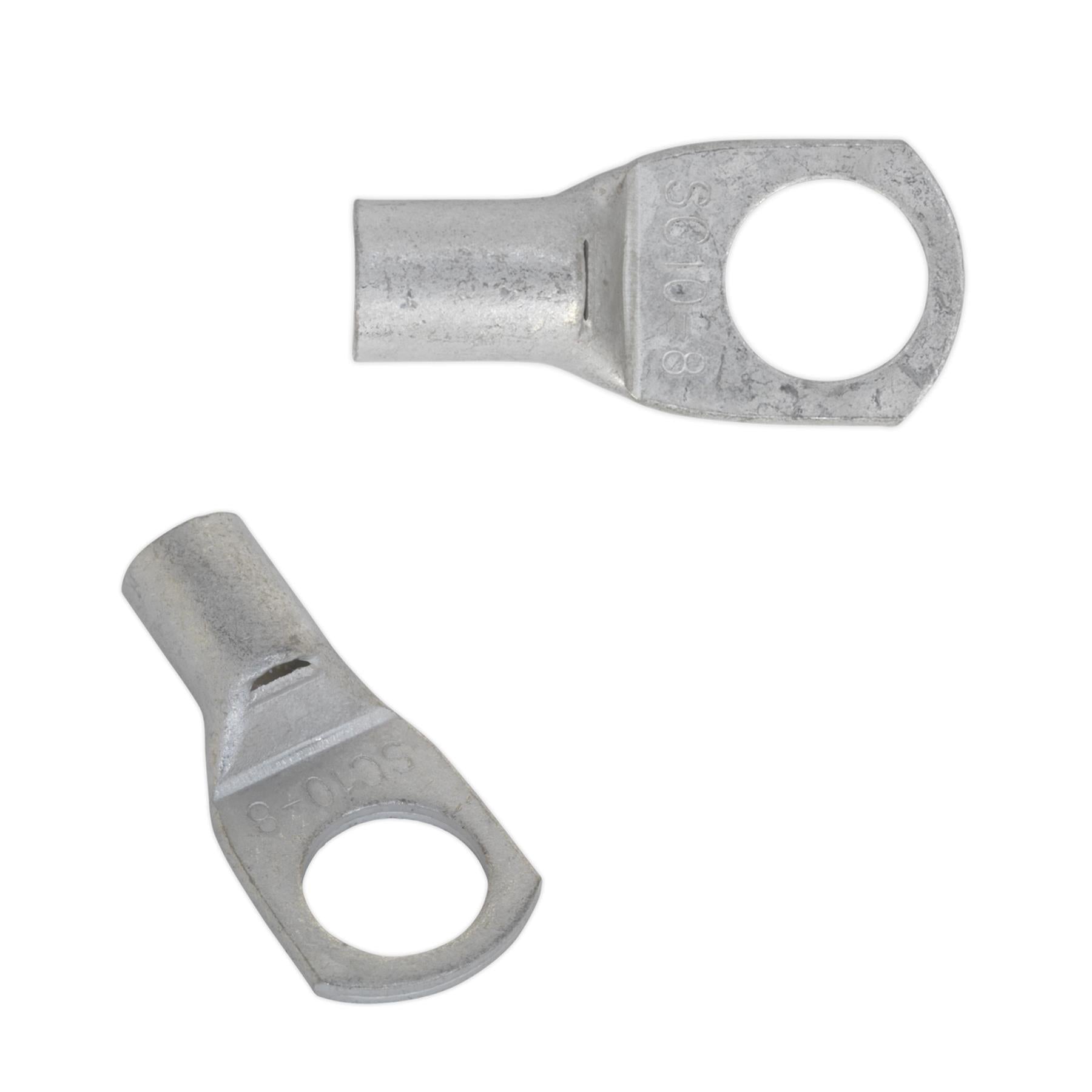 Sealey Copper Lug Terminal 25mm² x 6mm Pack of 10