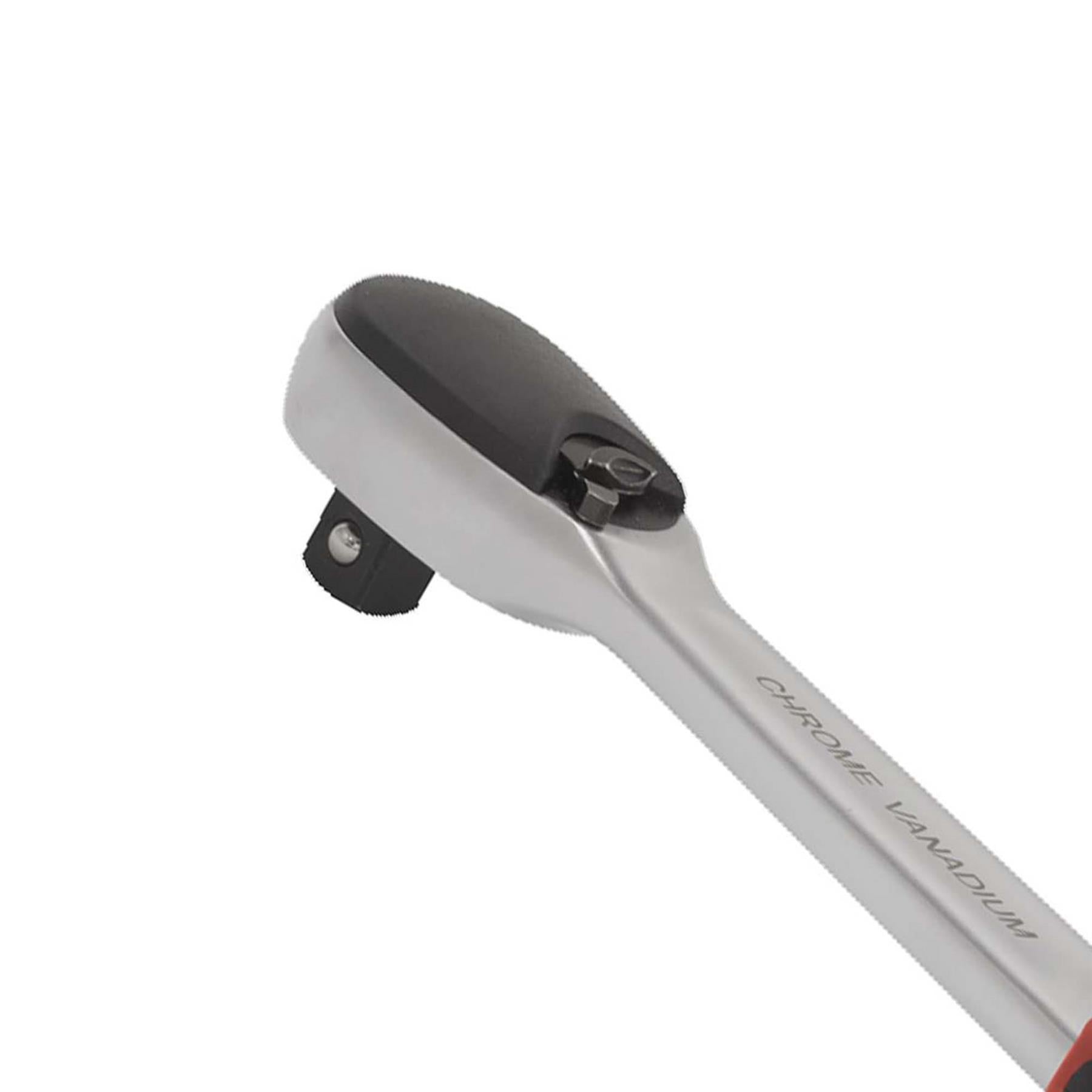 Sealey Ratchet Wrench 3/8"Sq Drive Dust-Free Flip Rev - Platinum