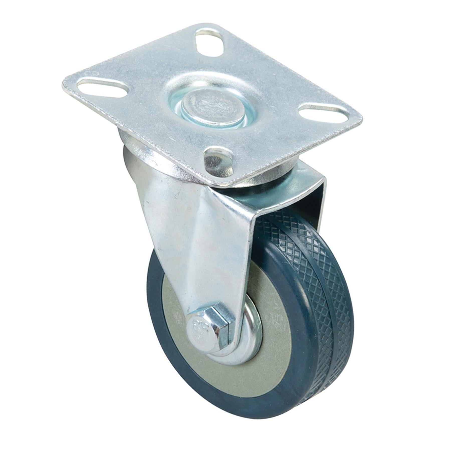 Swivel Rubber Castor - 50mm 50Kg Wheel Rubber Castor With Non-Marking Tyre