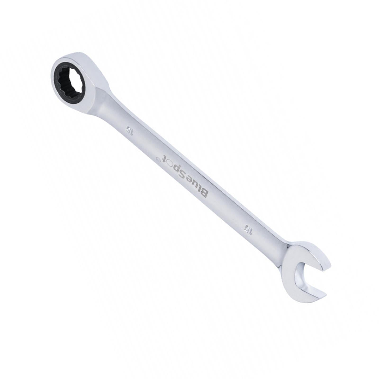 Blue Spot Fixed head Ratchet Spanner Combination Ring open end Wrench 15mm