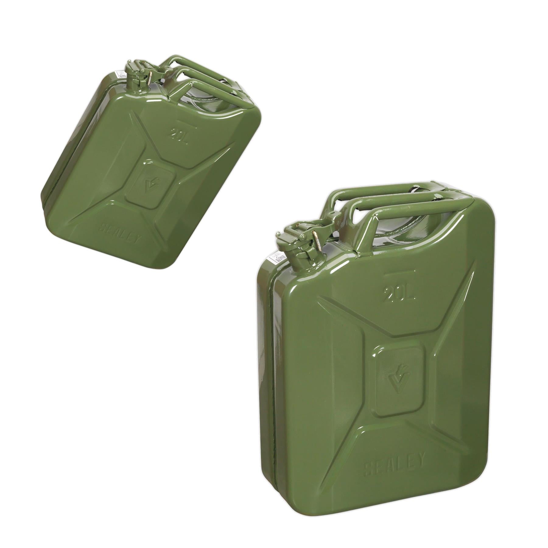 Sealey Jerry Can 20L - Green