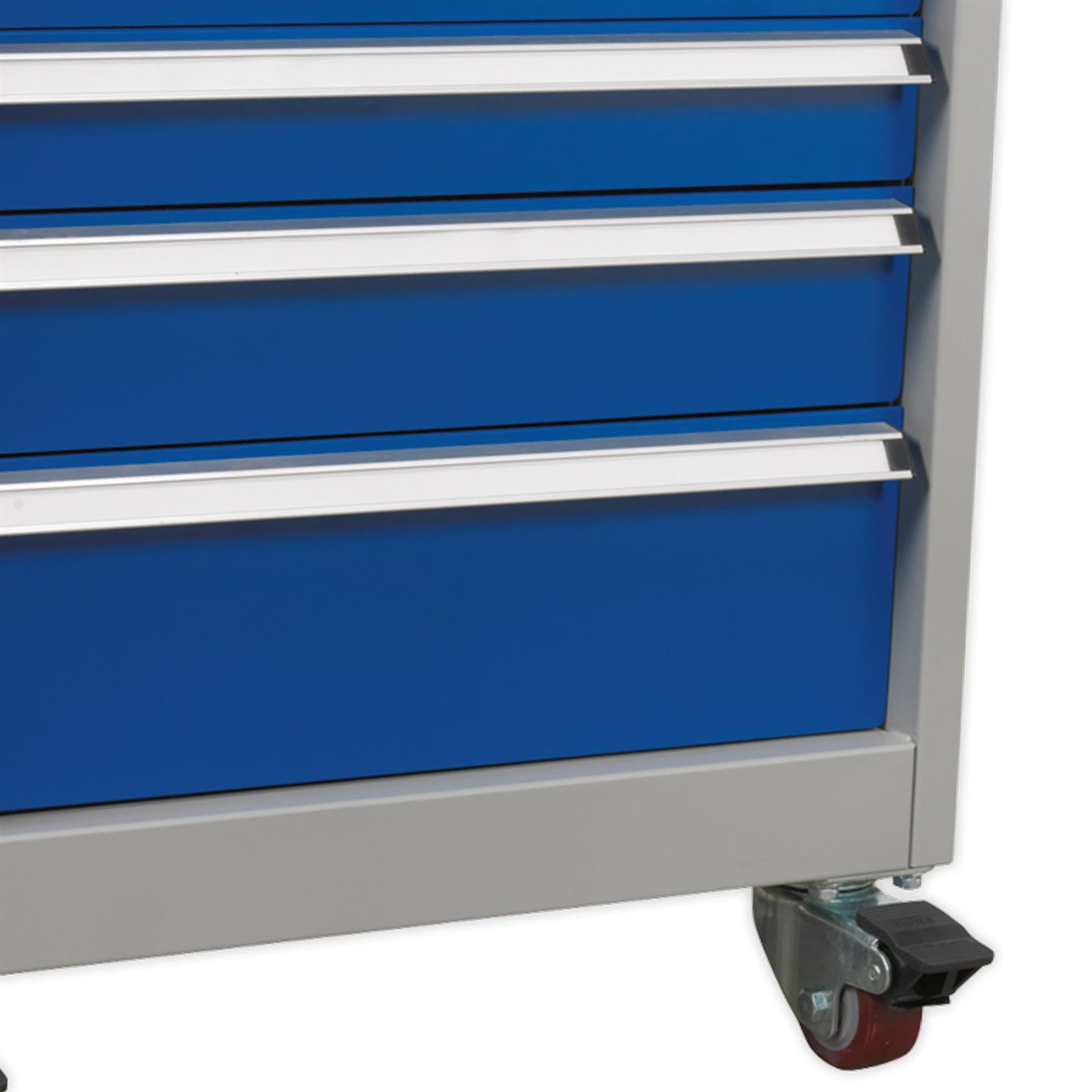 Sealey Mobile Industrial Cabinet 5 Drawer with a load bearing of up to 40kg
