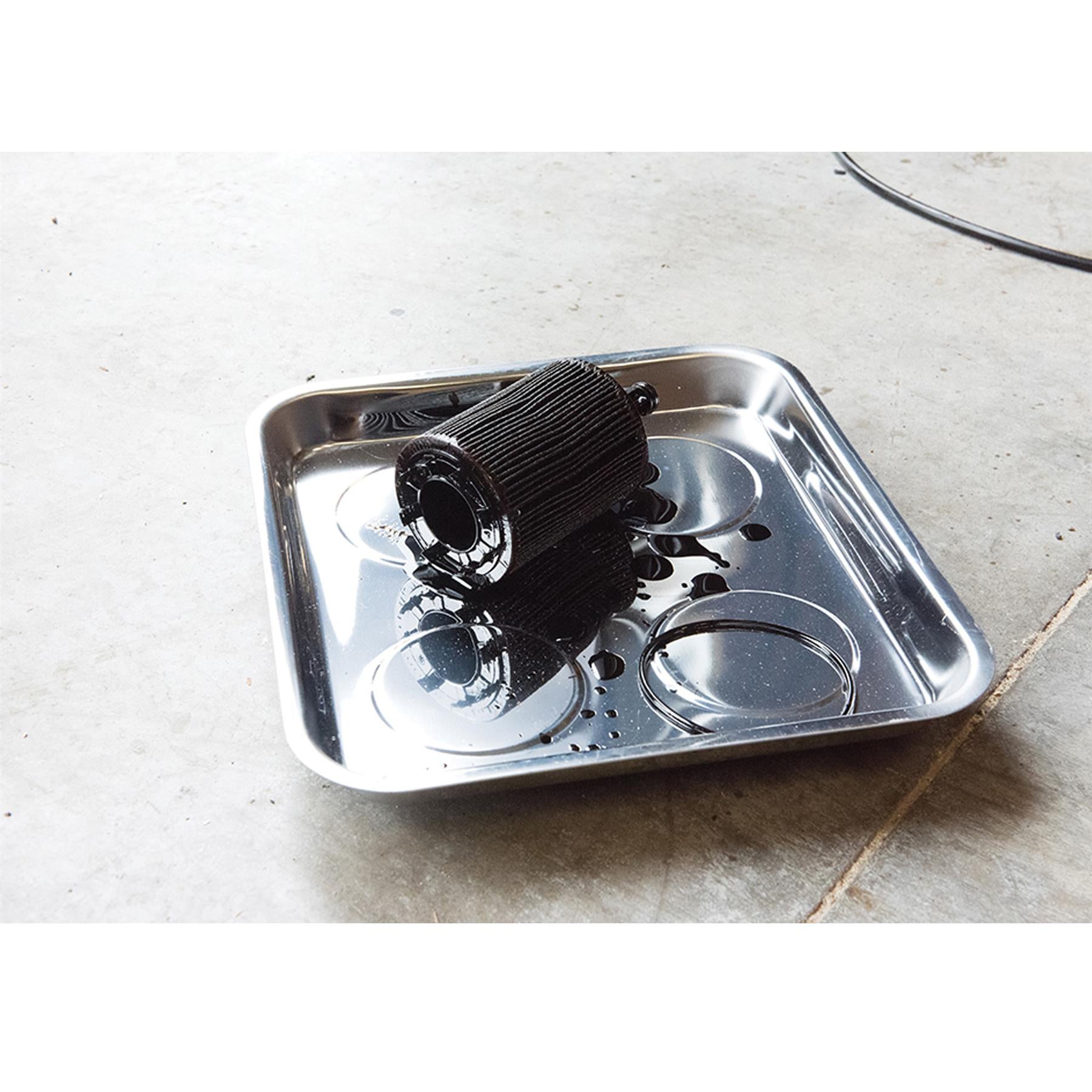 Magnetic Parts Tray - 150 X 225mm - Magnetic Base Adheres To Ferrous Surfaces