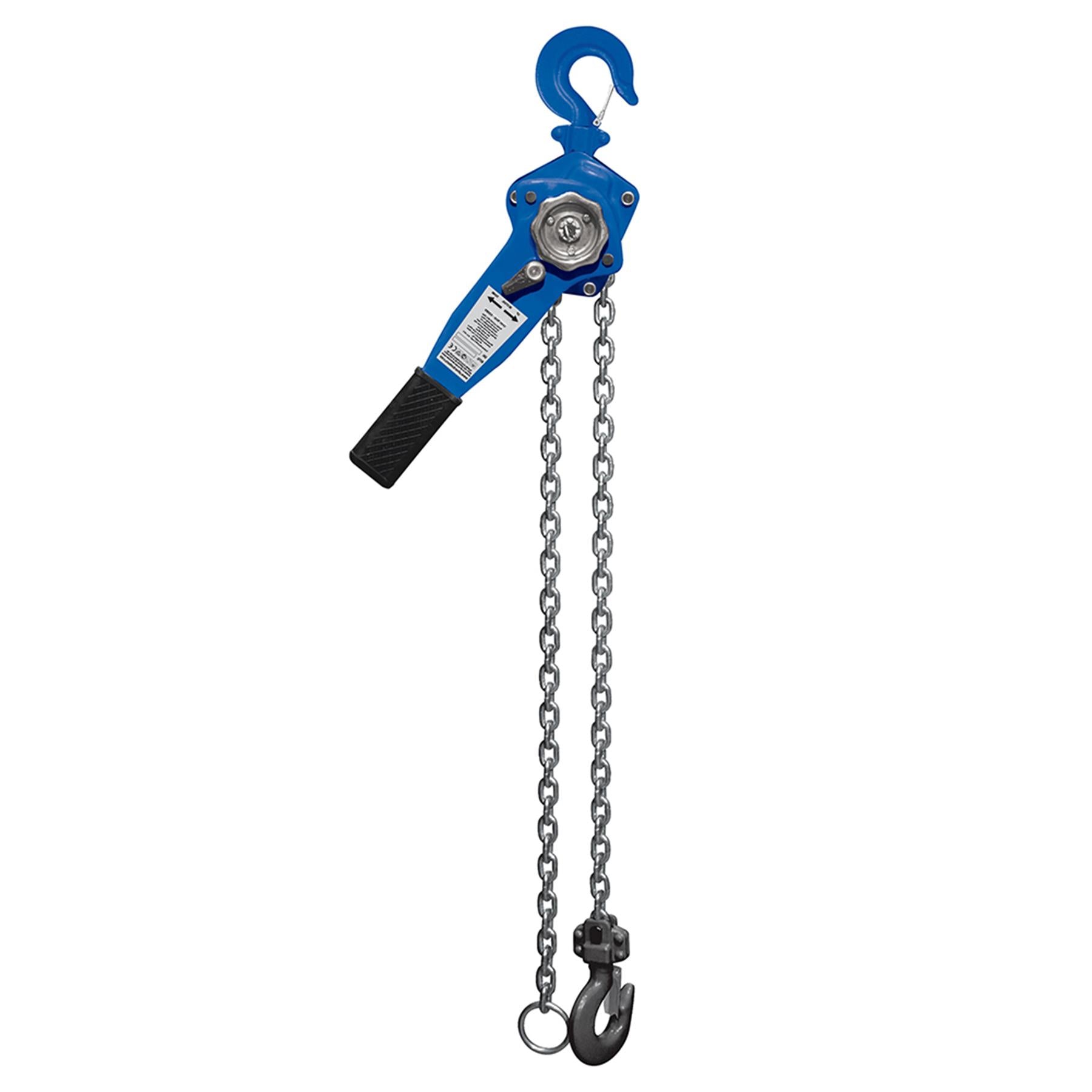 Lever Hoist 750Kg Compact Lightweight Winch Hand Ratchet Pull Lift DIY