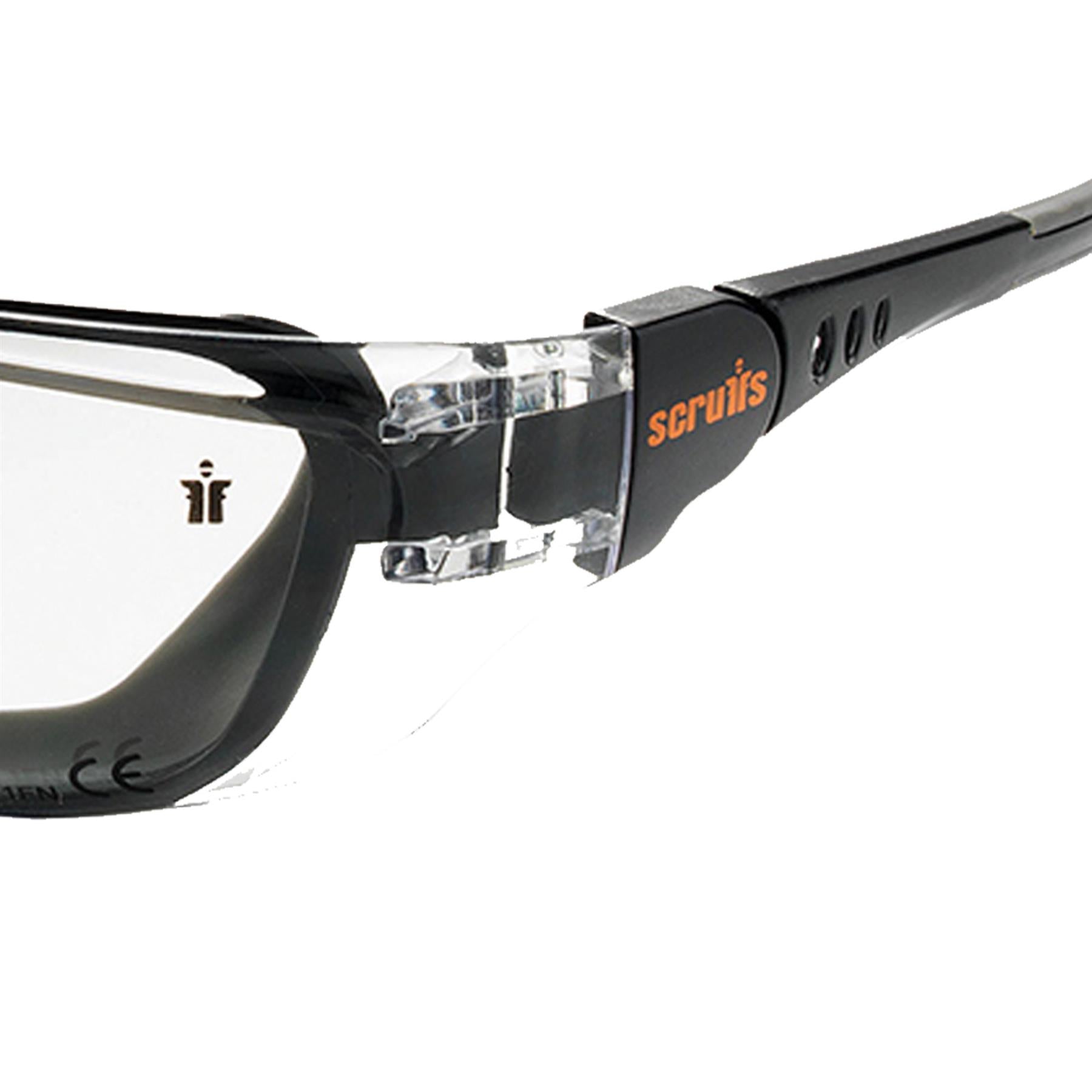 SCRUFFS FALCON Work Safety Glasses Specs Spectacles Work Clear Anti-Fog
