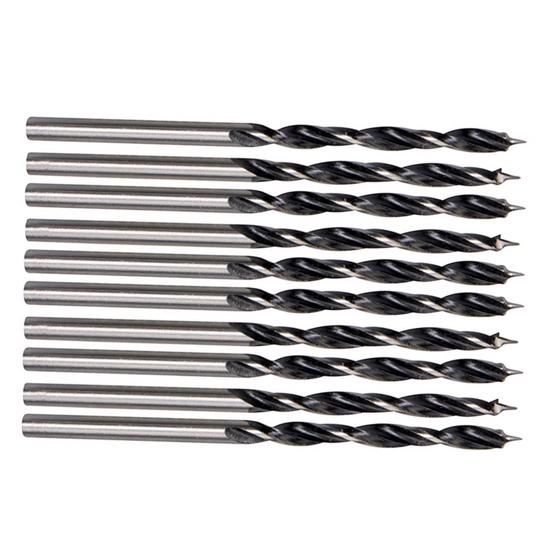 10-Pack Lip & Spur Drill Bits