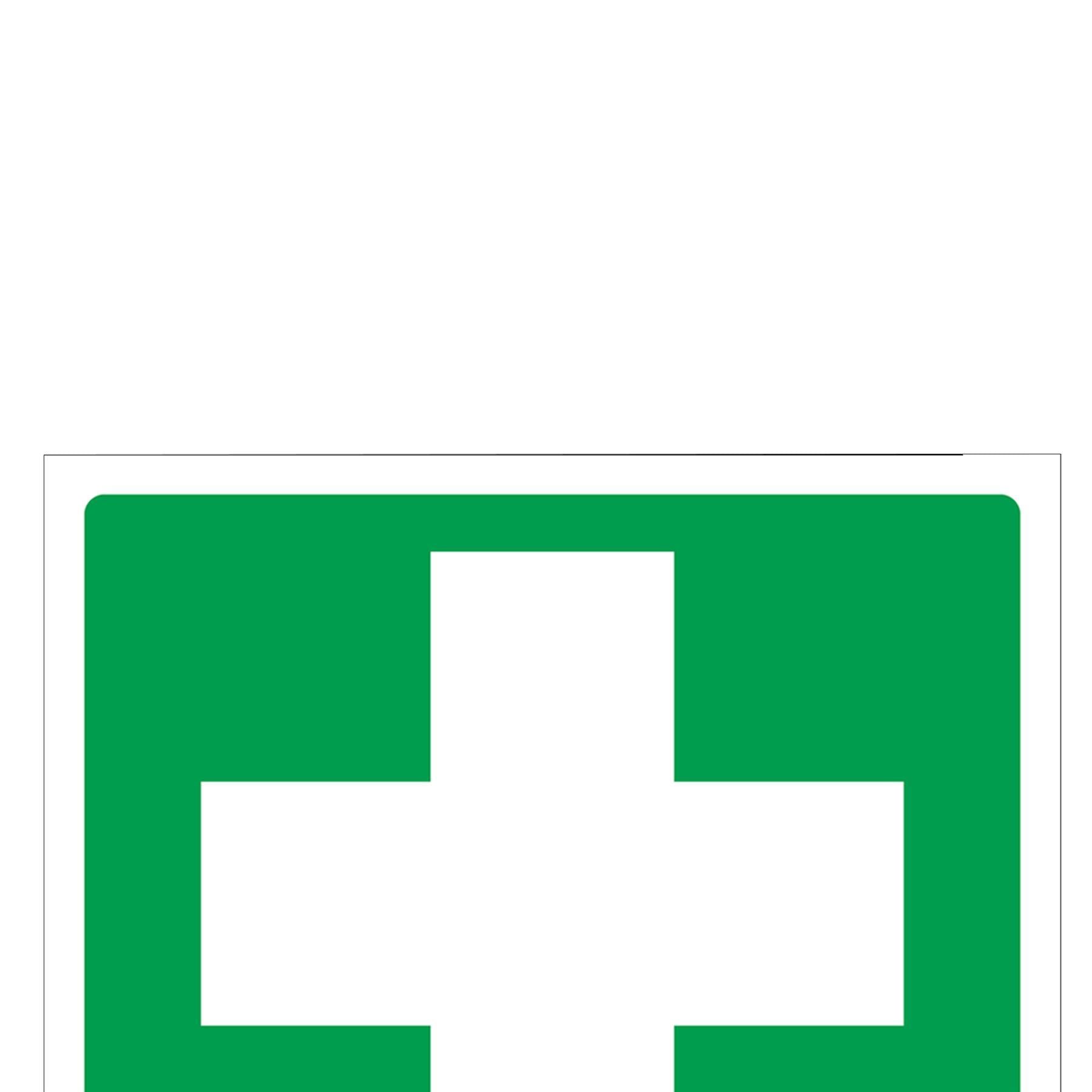 Safety Sign - First Aid - Self-Adhesive Vinyl