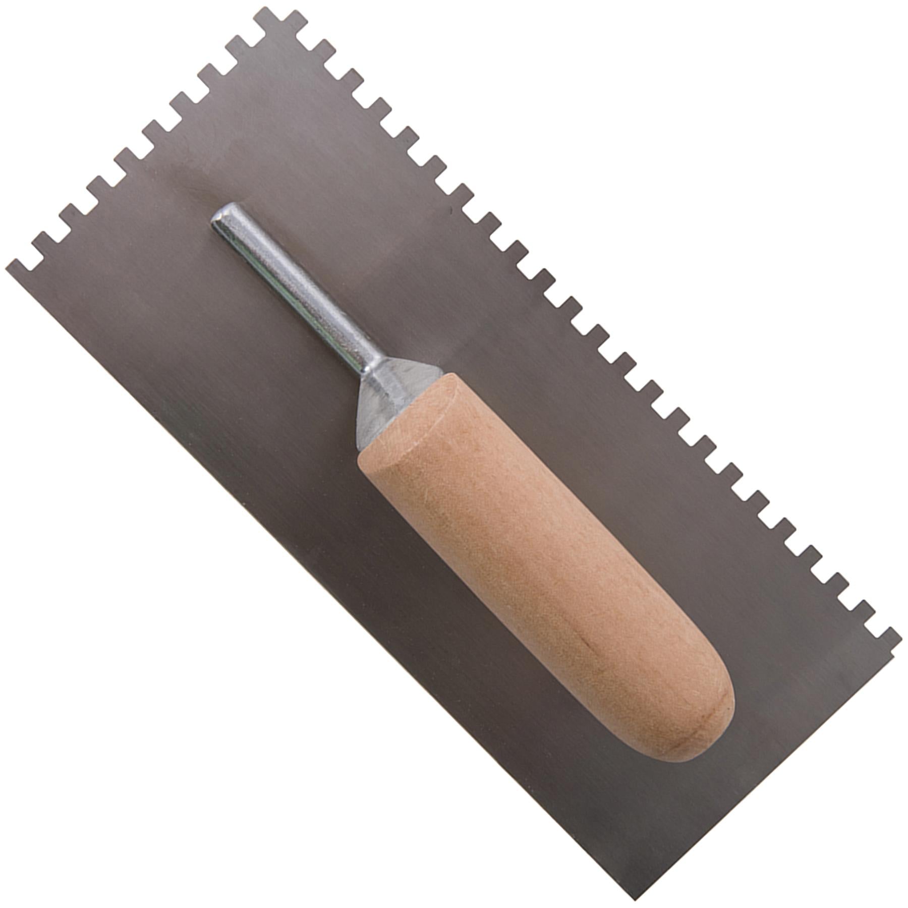 Adhesive Trowel 280mm Steel Grout Plaster Smoothing Tiling Spreader 6mm teeth
