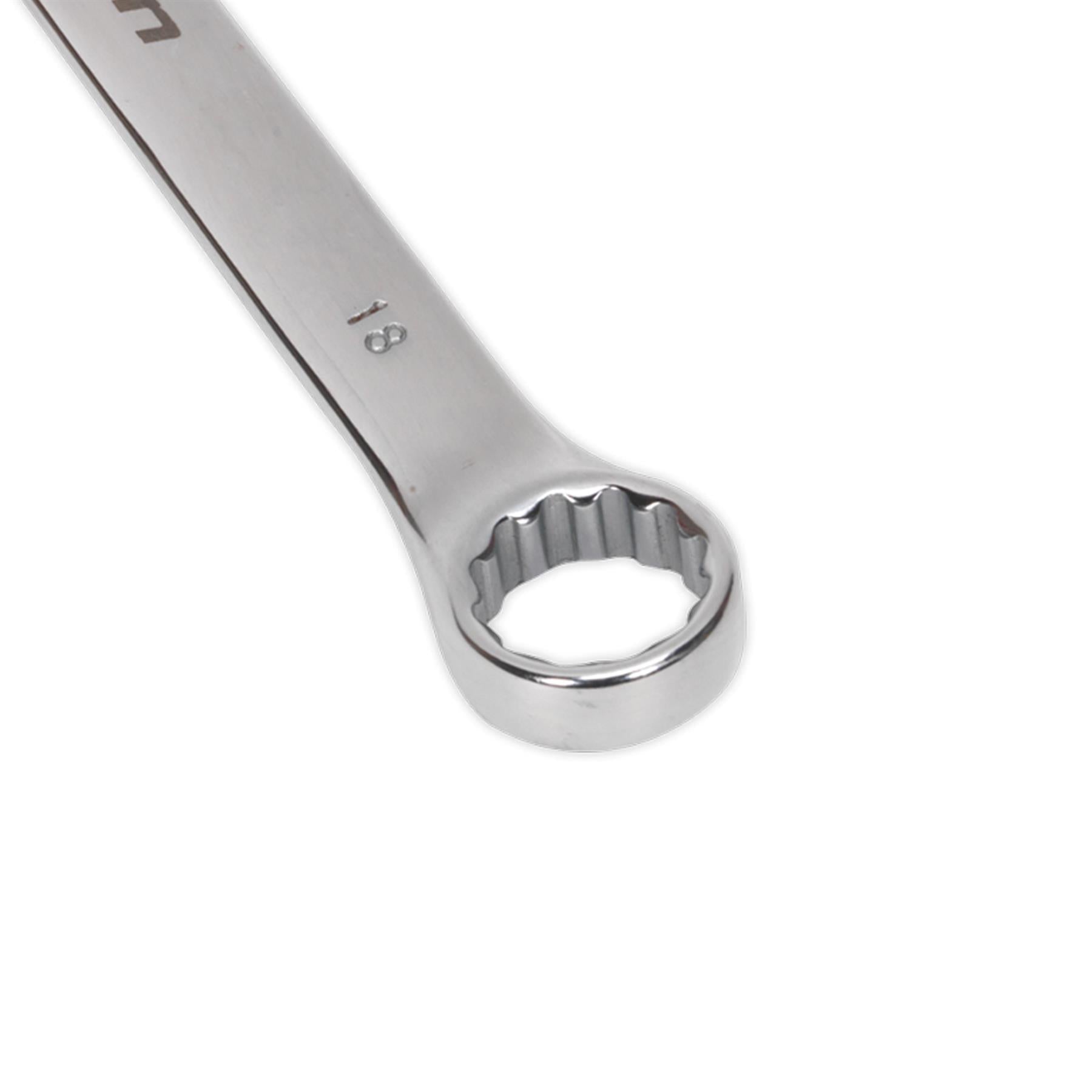 Sealey Combination Spanner 18mm Chrome Vanadium Steel