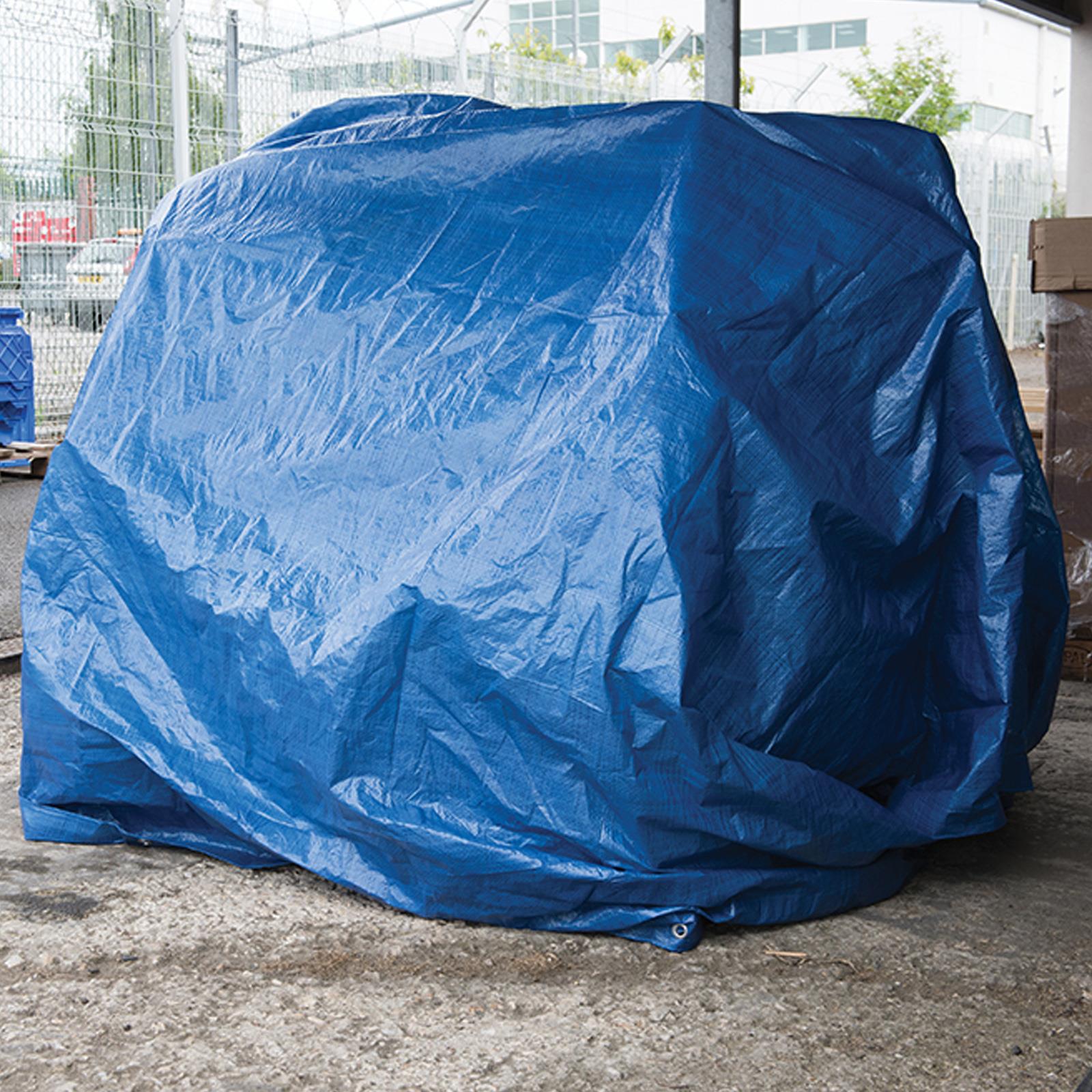 Waterproof Tarpaulin Sheet 3Mx3.6M Heavy Duty Cover Tarp Pvc Tear Proof