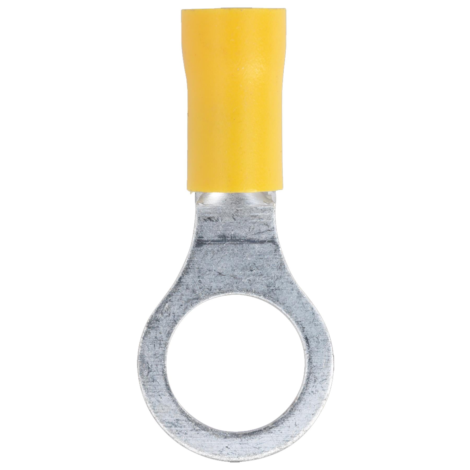 Easy-Entry Ring Terminal 10.5mm (3/8") Yellow Pack of 100 Sealey