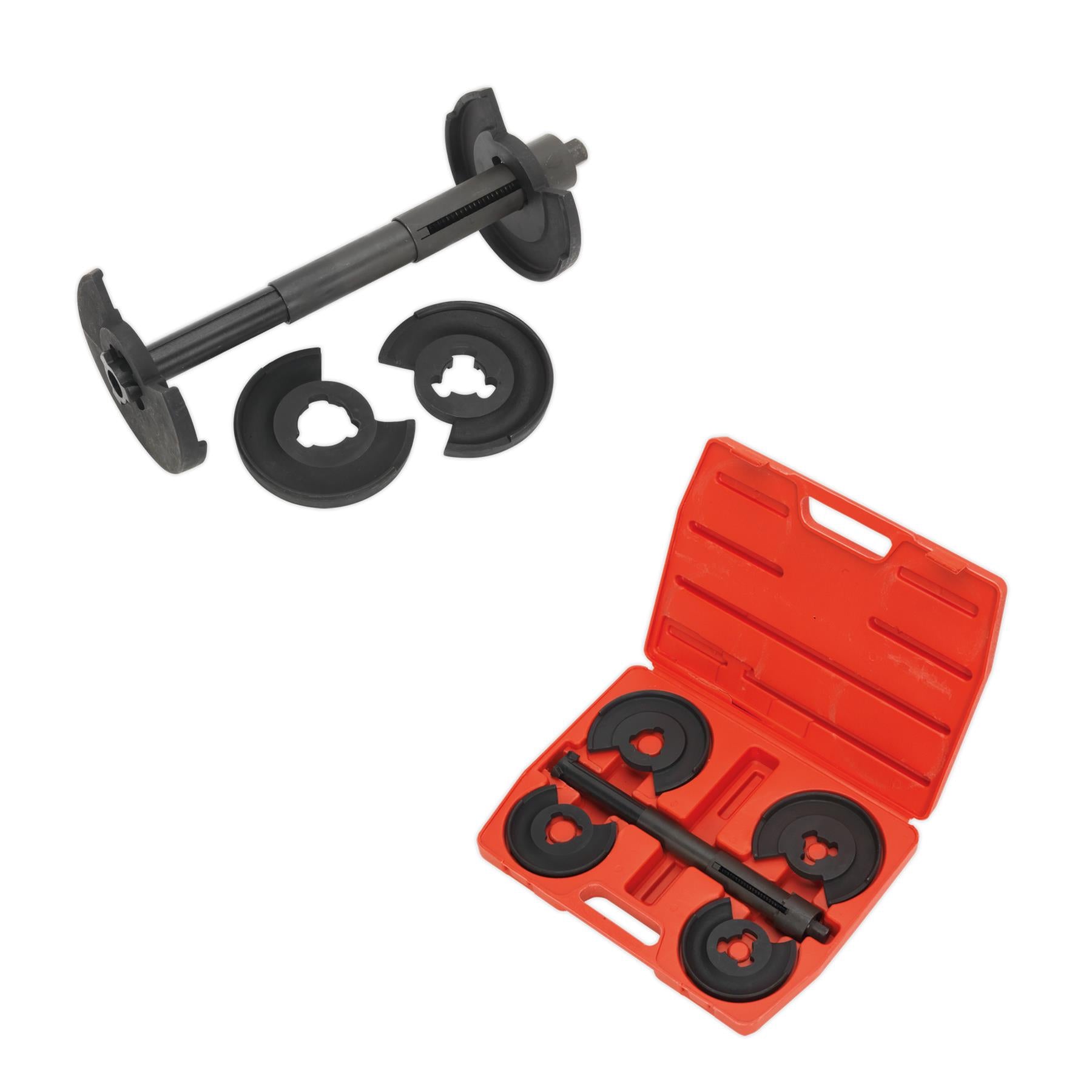 Sealey Telescopic Spring Compressor - Wishbone Suspension 1250kg