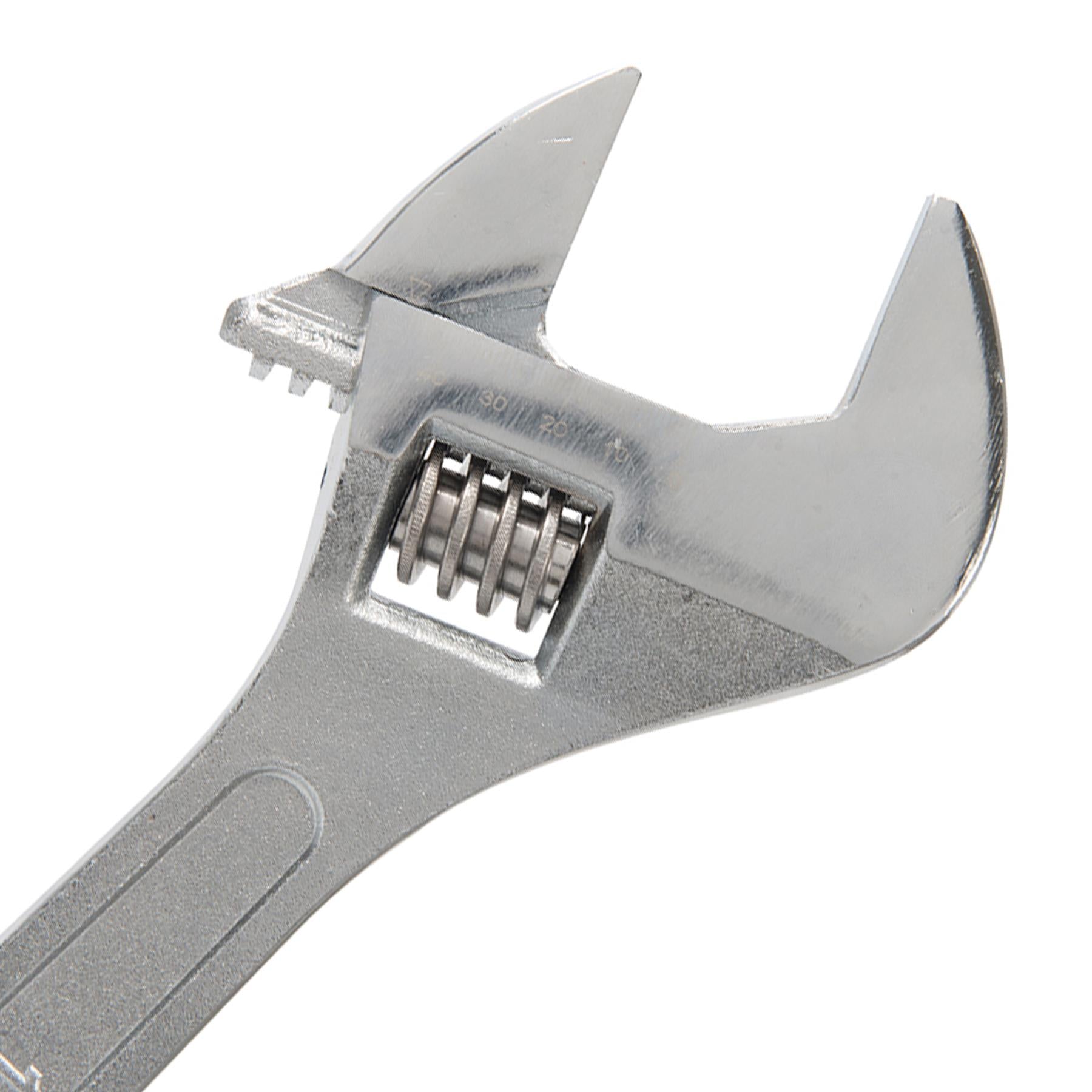 Adjustable Wrench 375mm Length - Jaw 41mm Drop-Forged Chrome Plated New