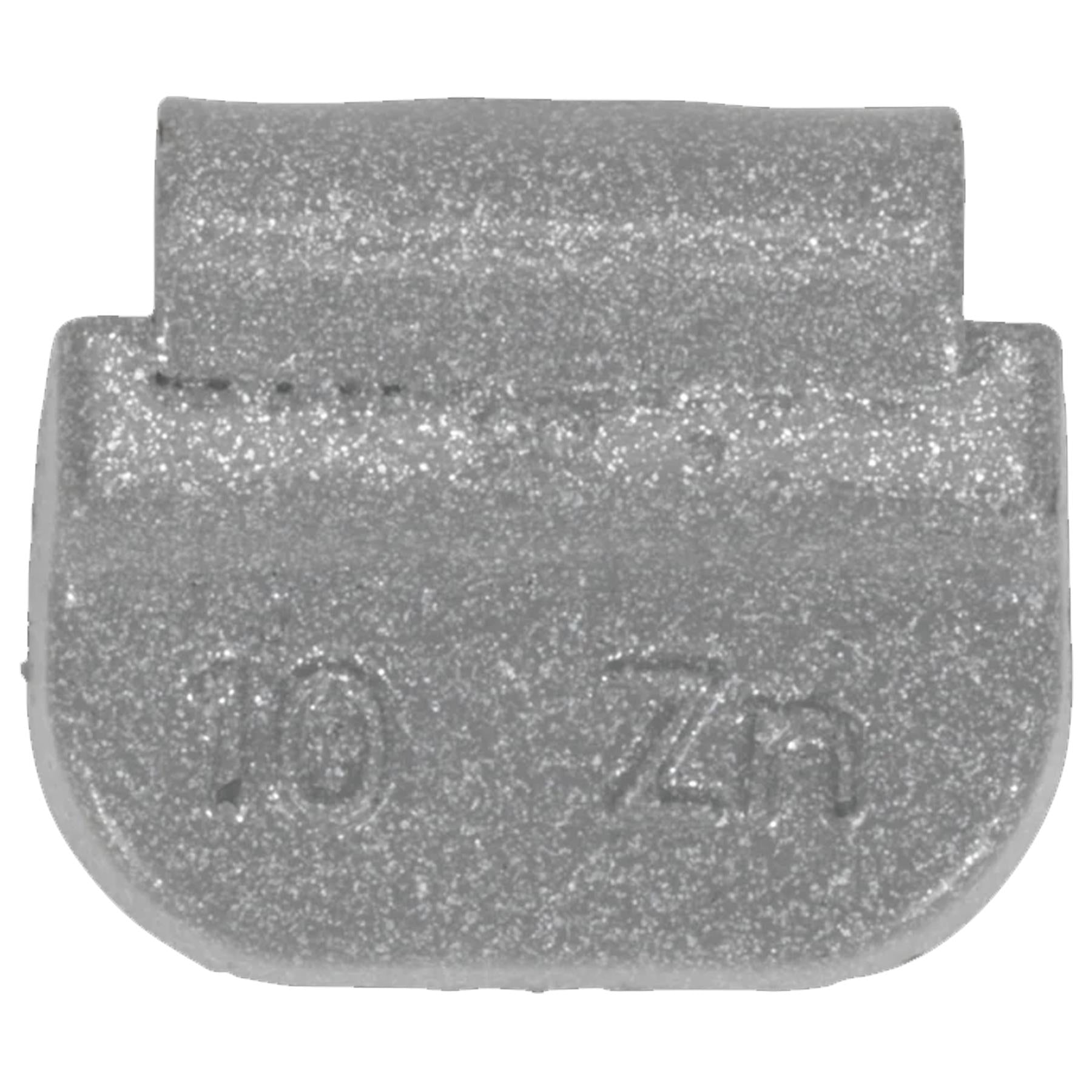 WWSH10 Wheel Weight 10g Hammer-On Zinc for Steel Wheels Pack of 100 Sealey