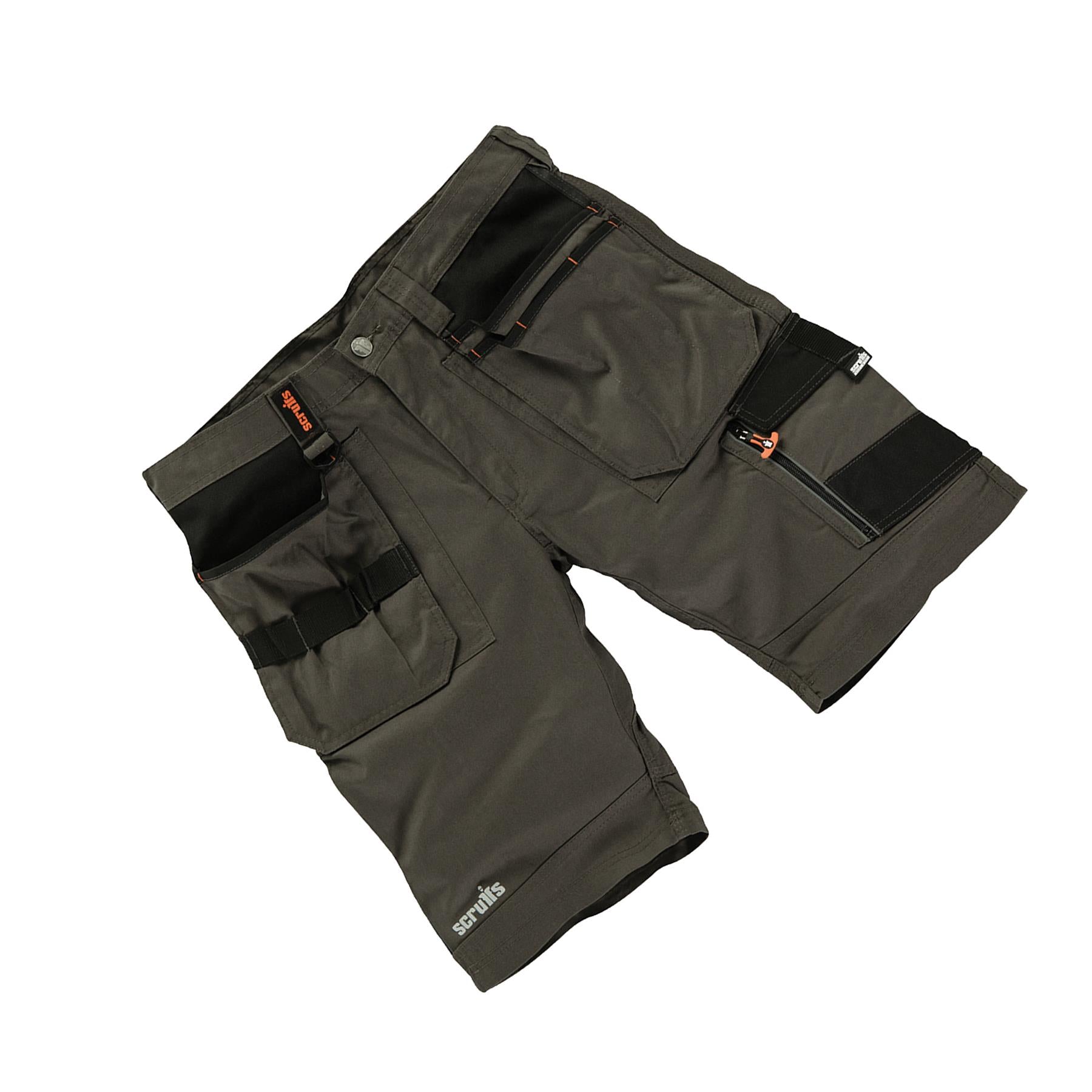 Trade Short Slate Size 30" W Ykk Zipped Fly. 65% Polyester, 35% Cotton, 250gsm.