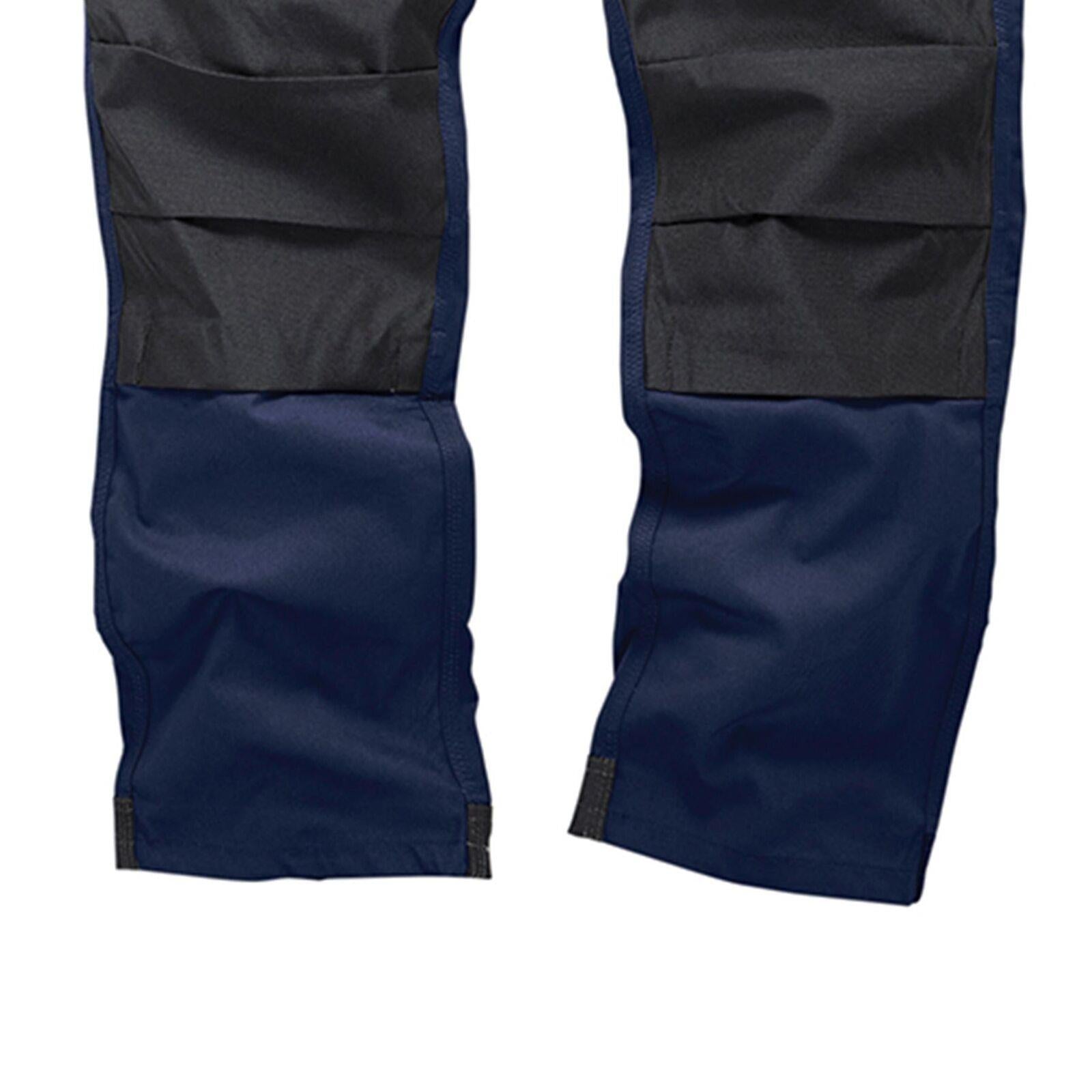 Scruffs Worker Plus Work Trousers 32R Navy Cargo Combat Hard Wearing Trouser