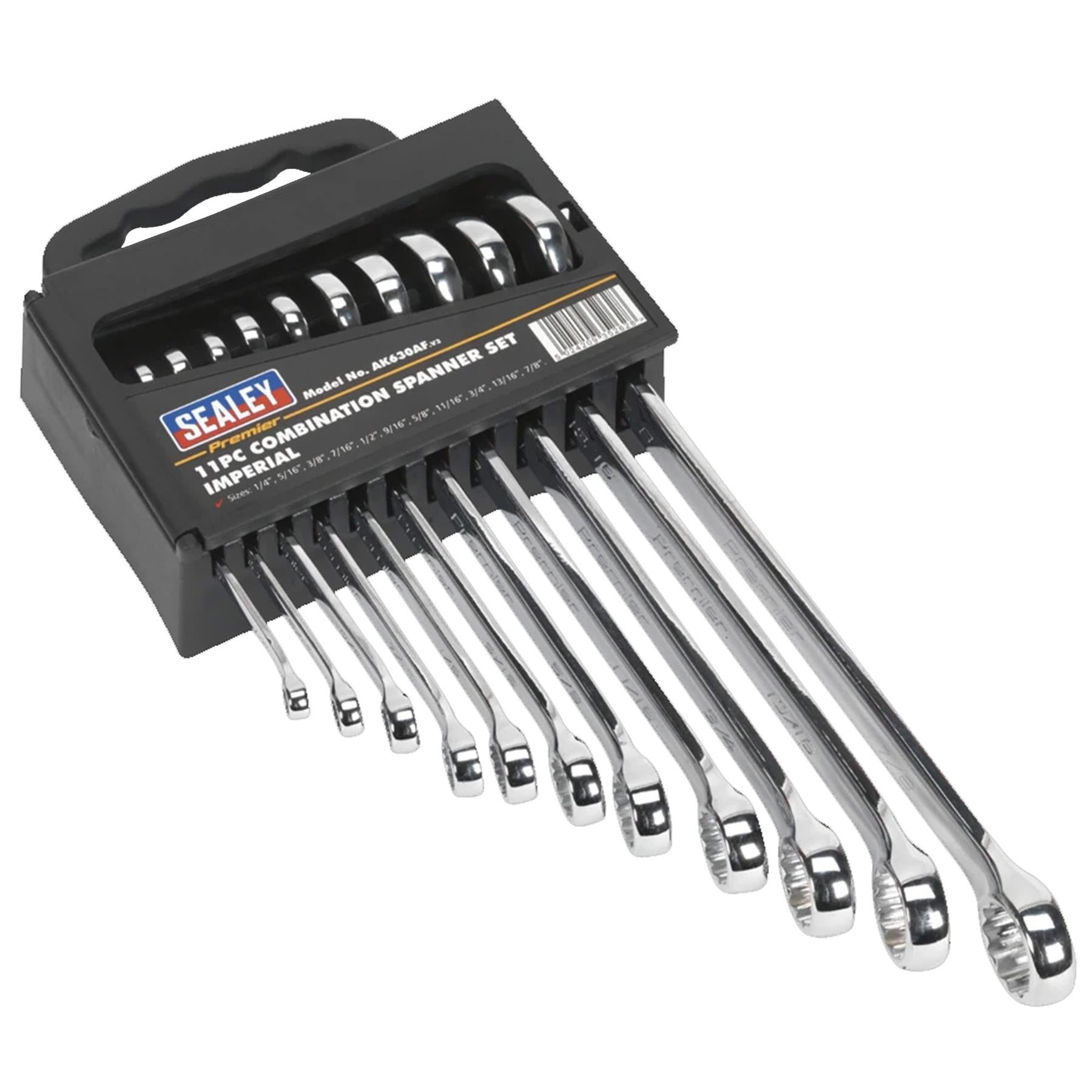 Sealey Combination Spanner Set 11pc Imperial